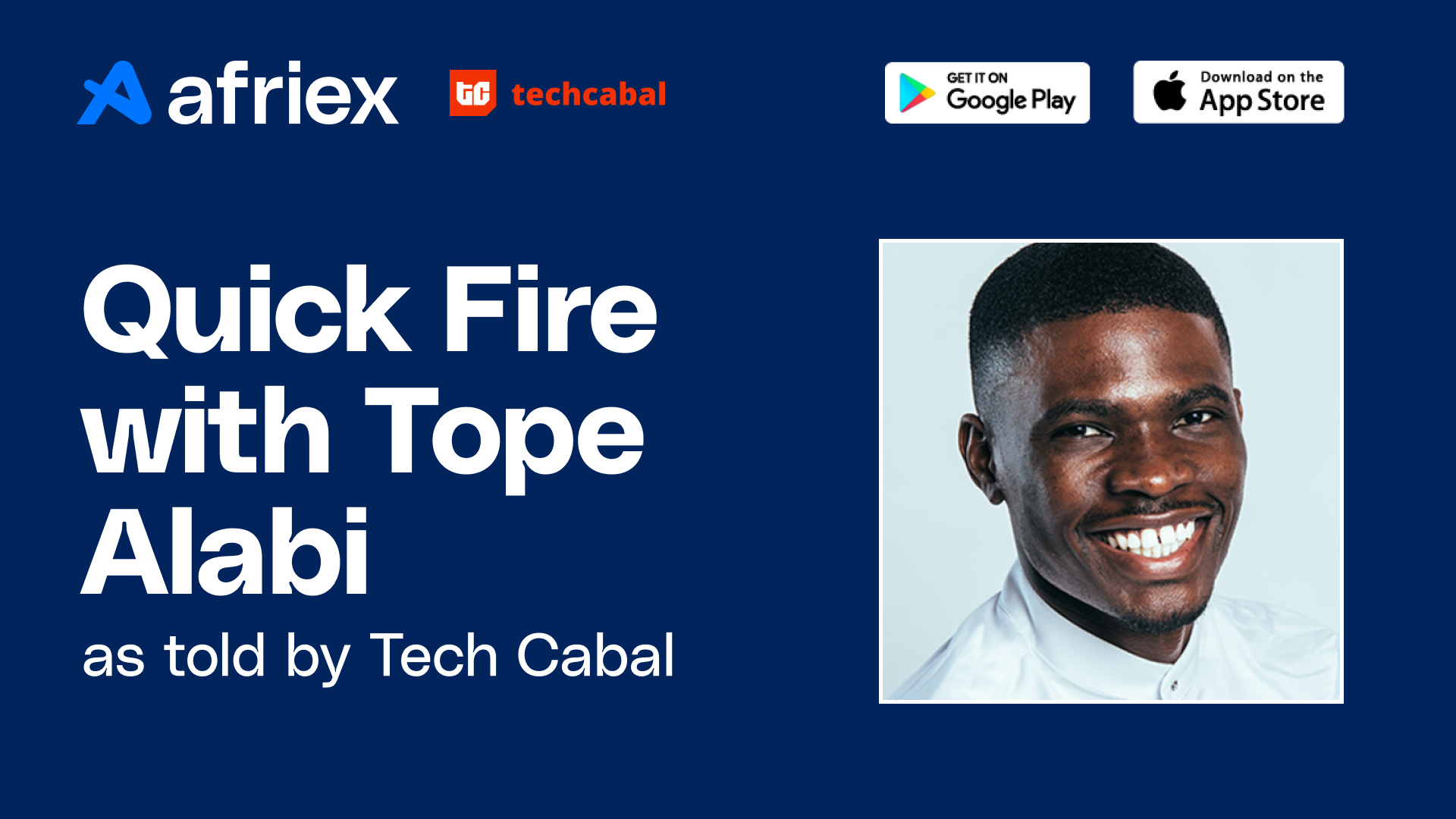 Quick Fire With Tope Alabi