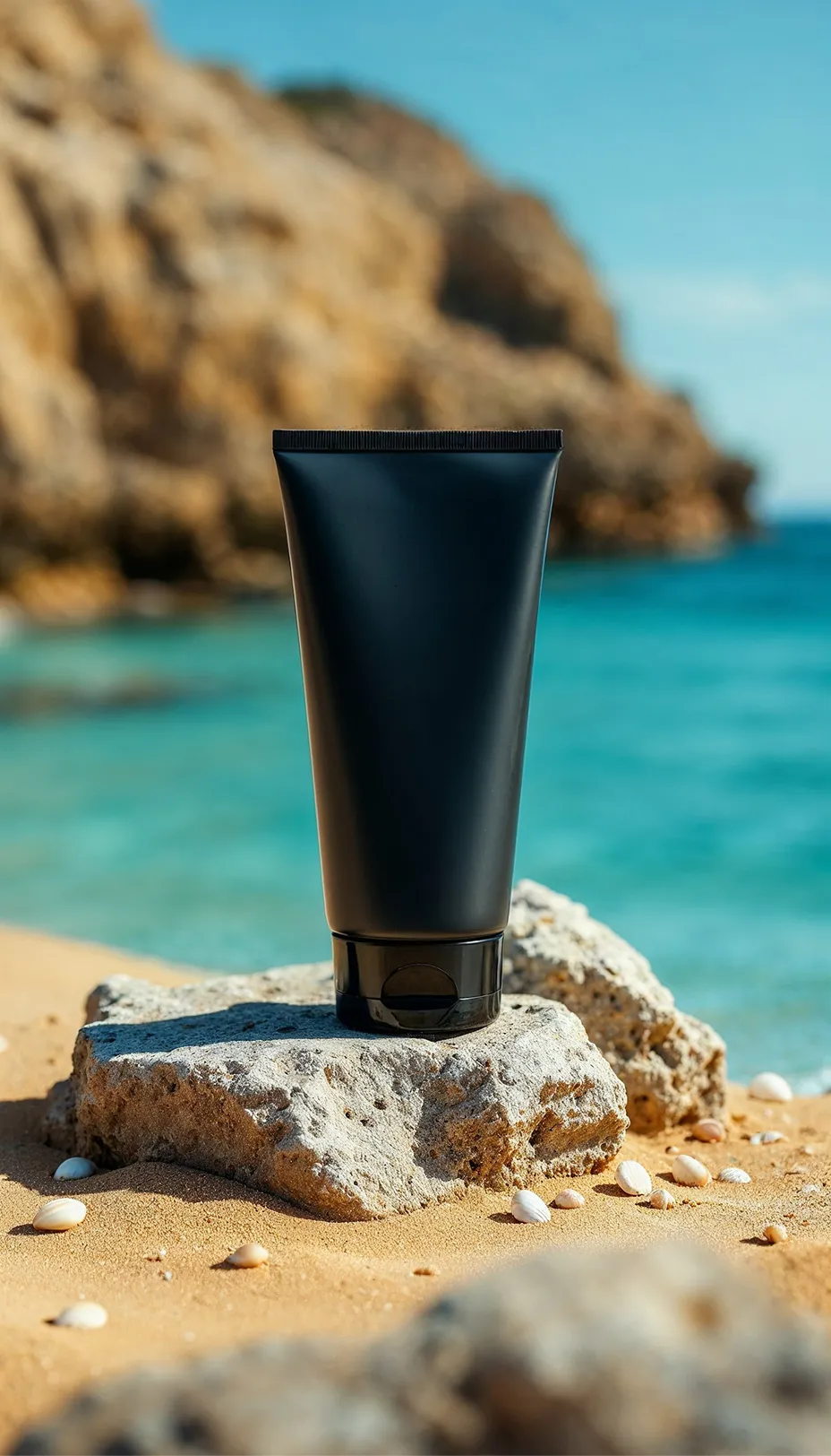 Brann sunscreen on the beach