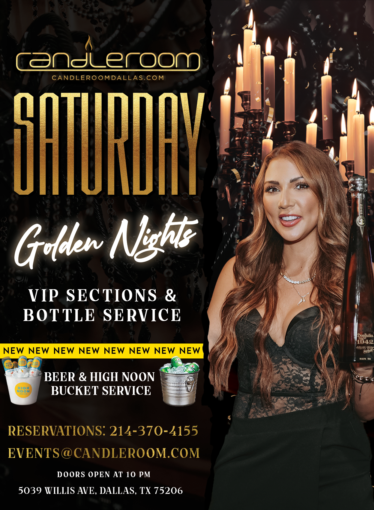 Golden Night Saturdays at Candleroom