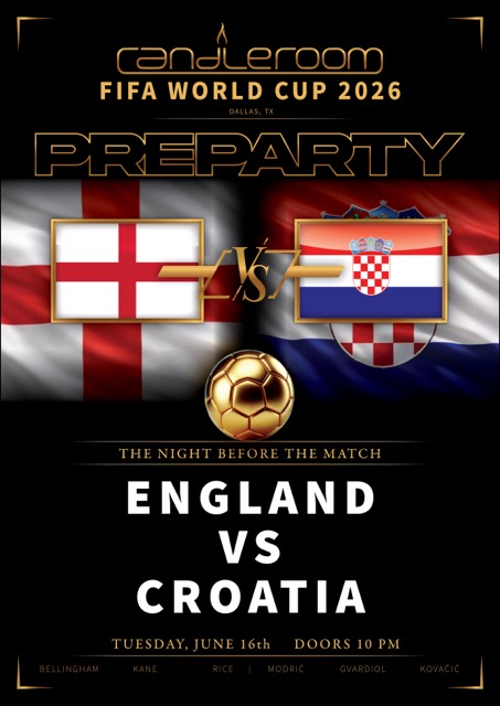 World Cup England Vs Croatia Pre Party