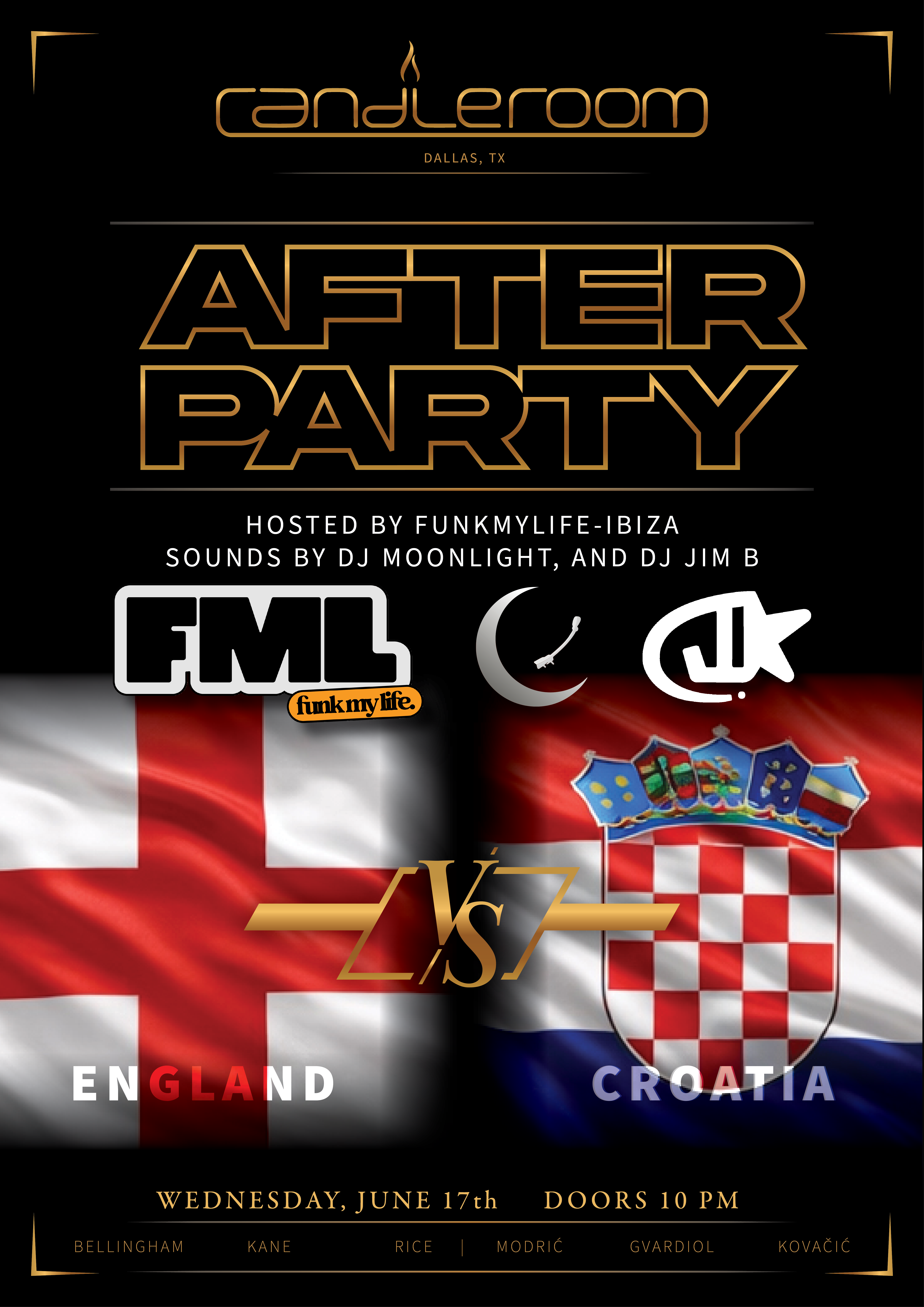 ⚽️🏆England Vs Croatia After Party