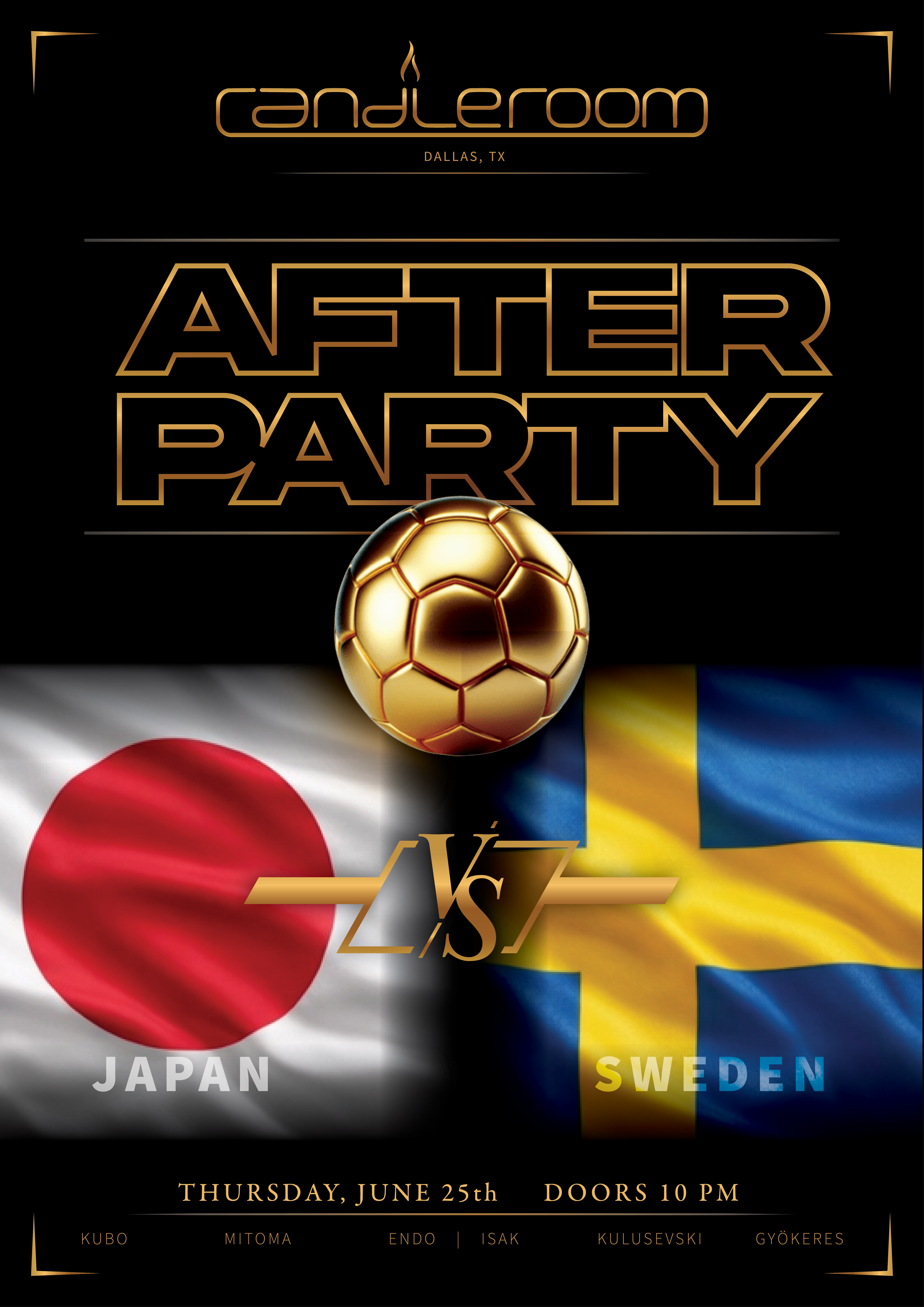⚽️🏆Japan Vs Sweden After Party