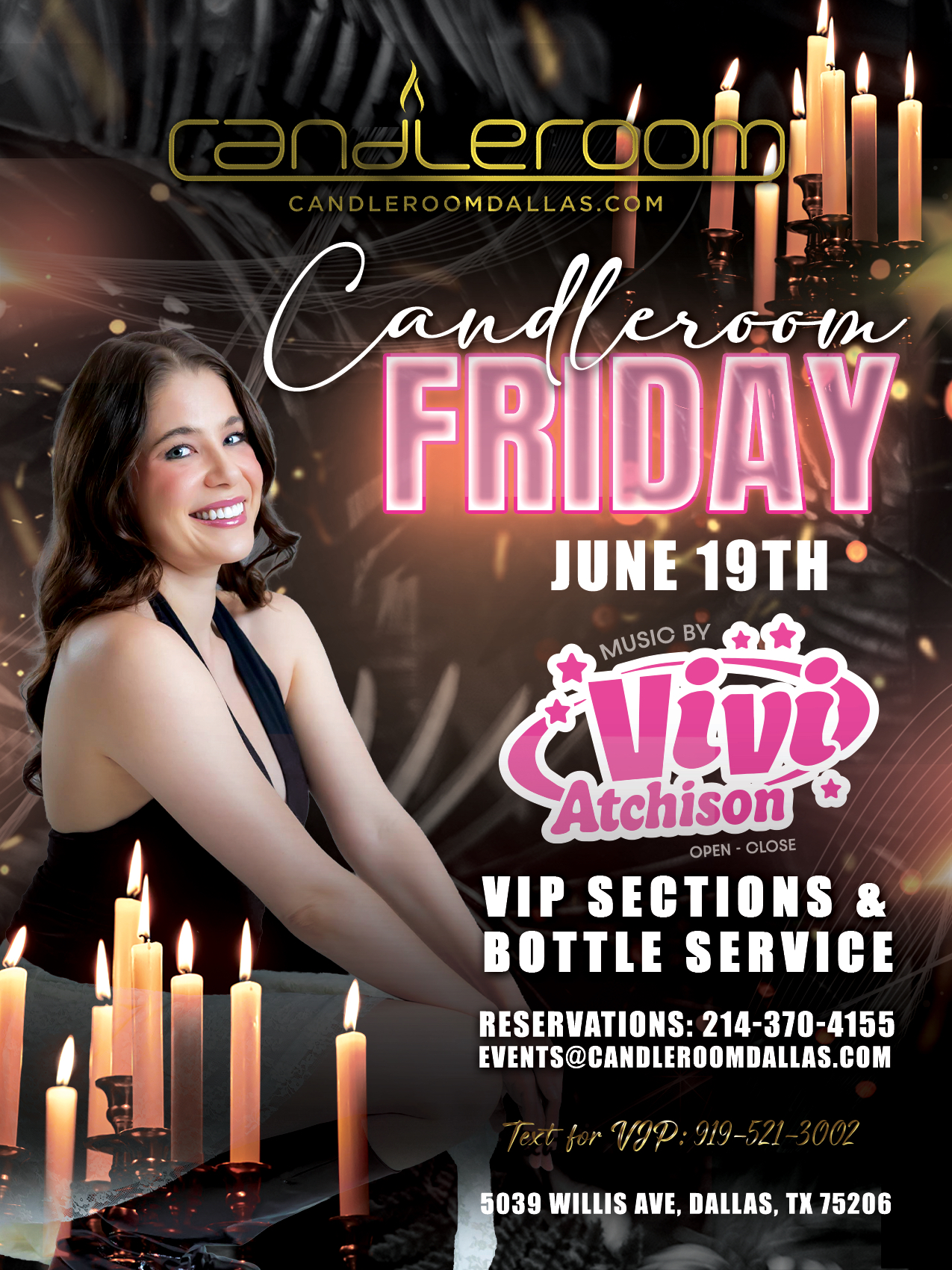 Candleroom Fridays with Vivi Atchison
