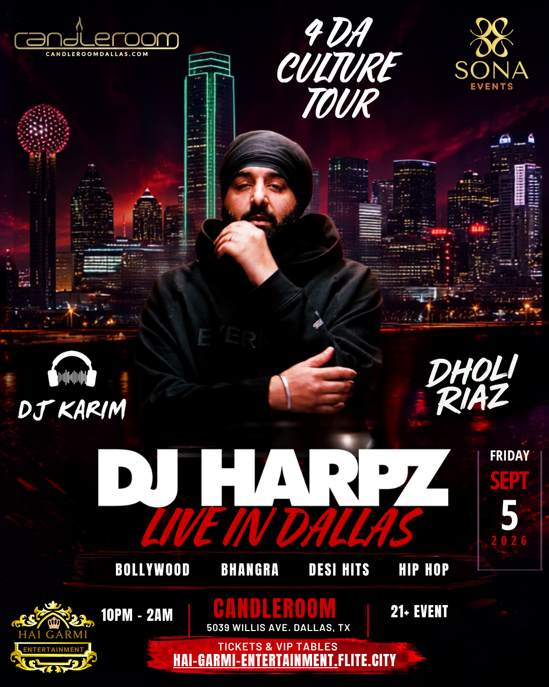 DJ HARPZ LIVE DALLAS