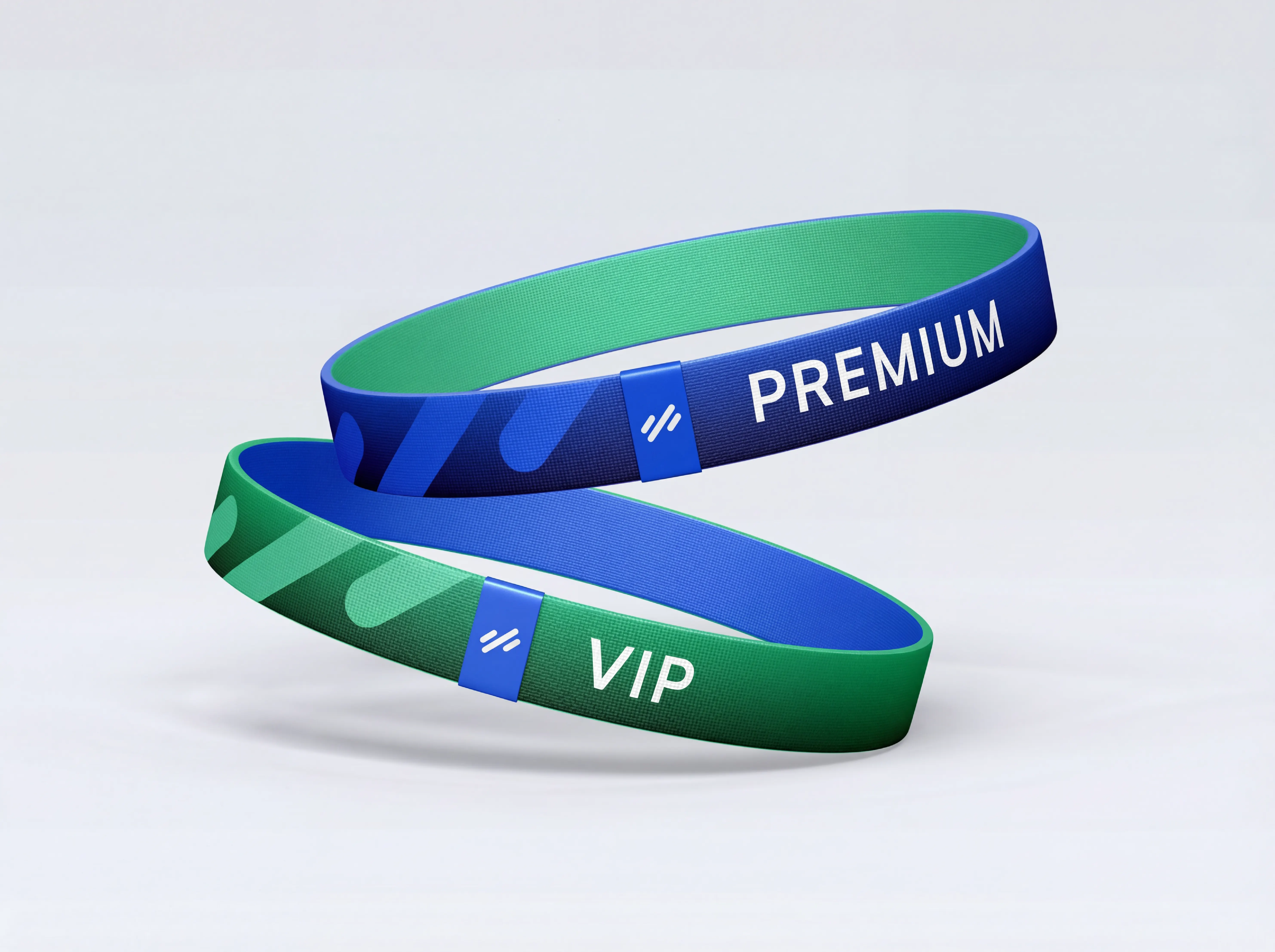 Pulse premium and VIP membership wristbands.