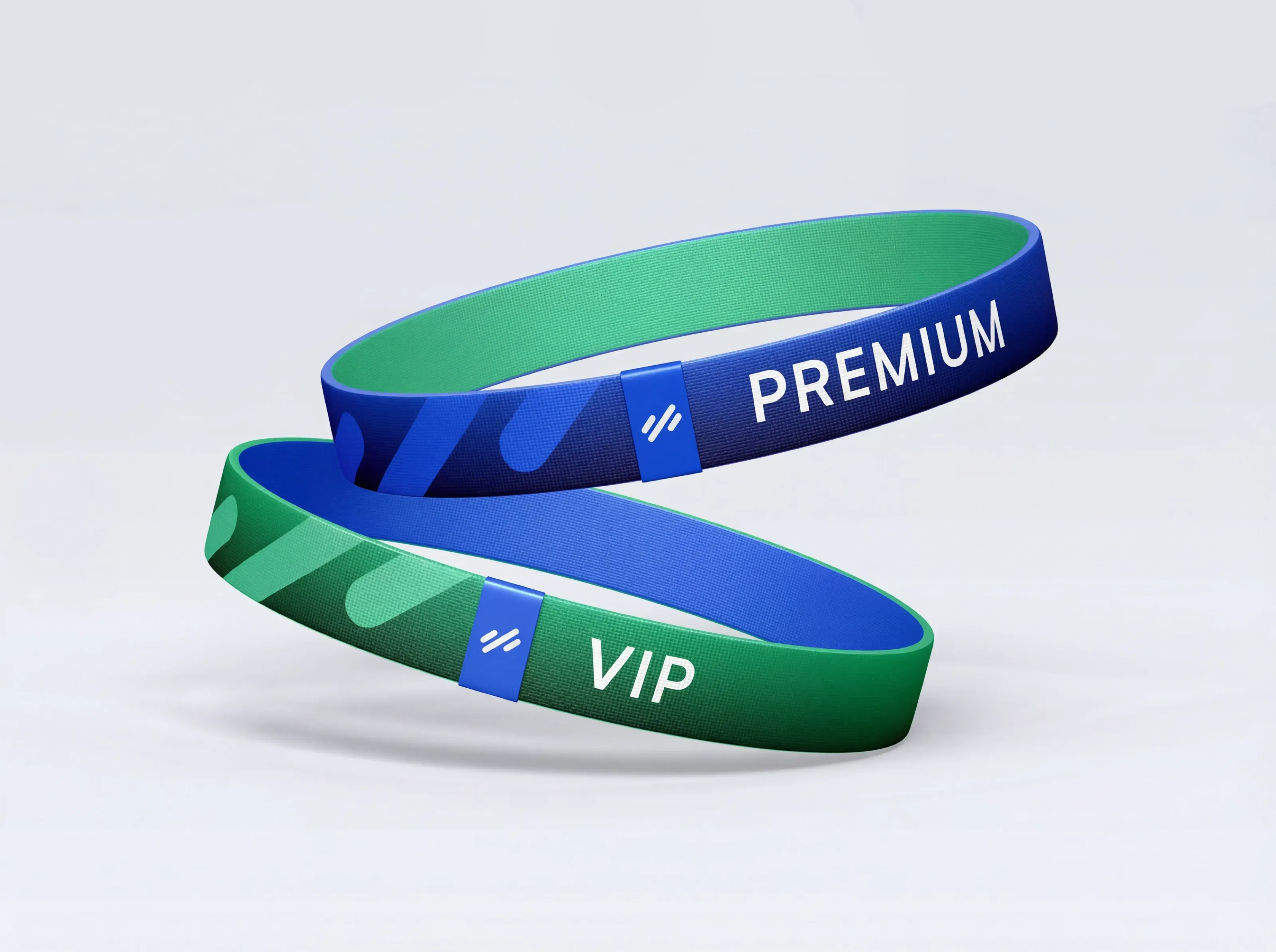 Pulse premium and VIP membership wristbands.
