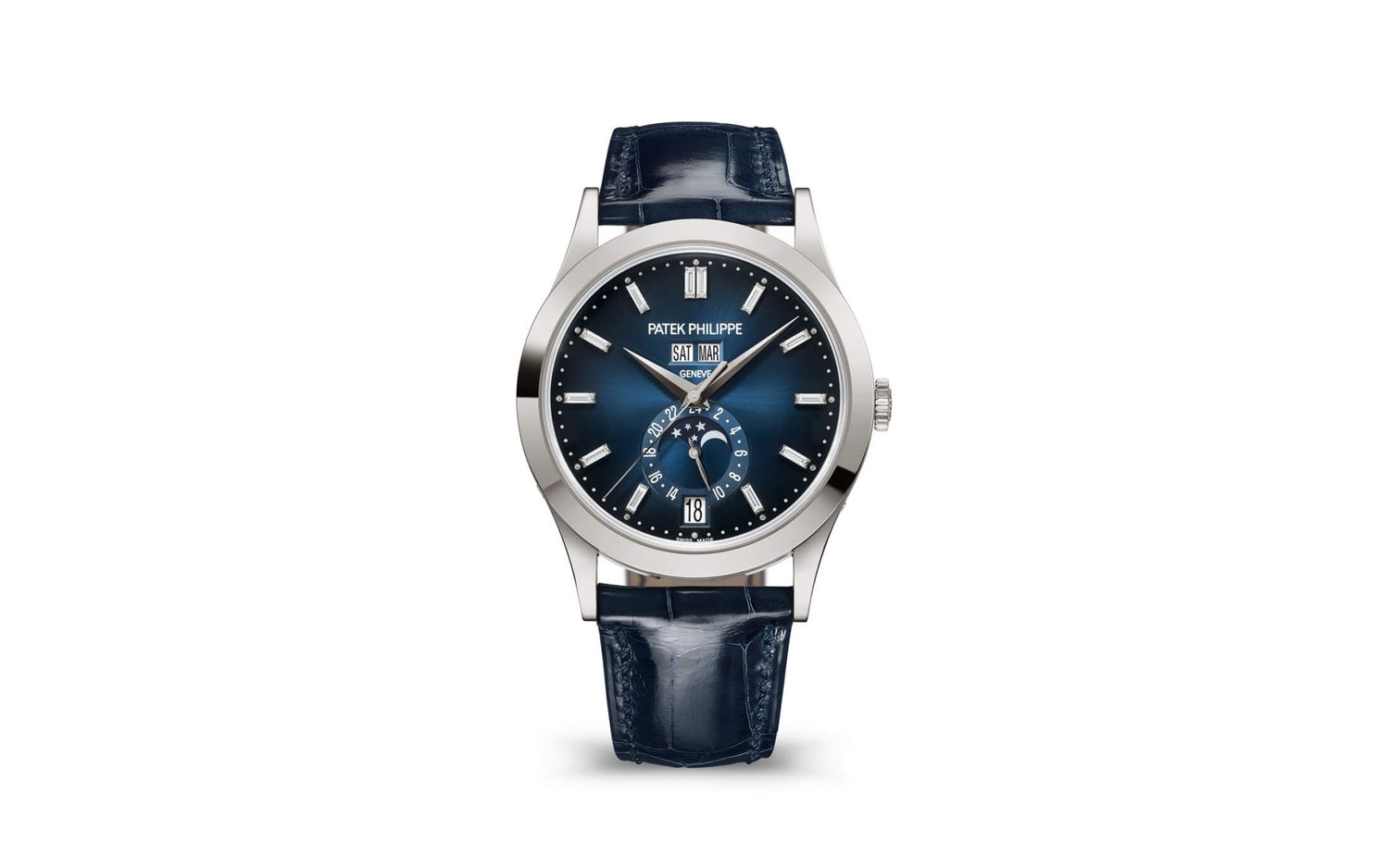 Patek Philippe 5396G-017 Annual Calendar 5396 White Gold / Blue Gradient