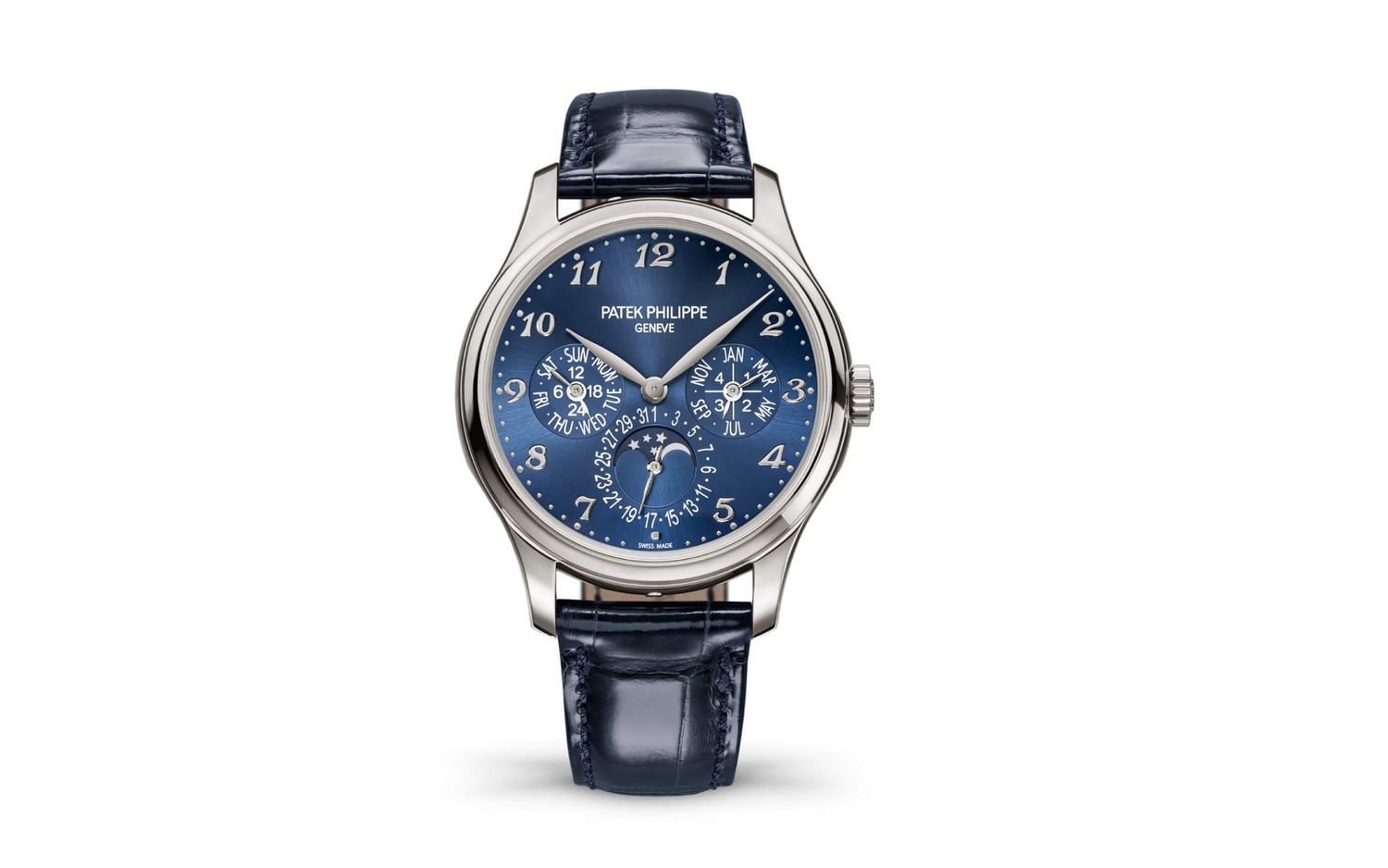 Patek Philippe 5327G-001 Perpetual Calendar 5327 White Gold / Blue
