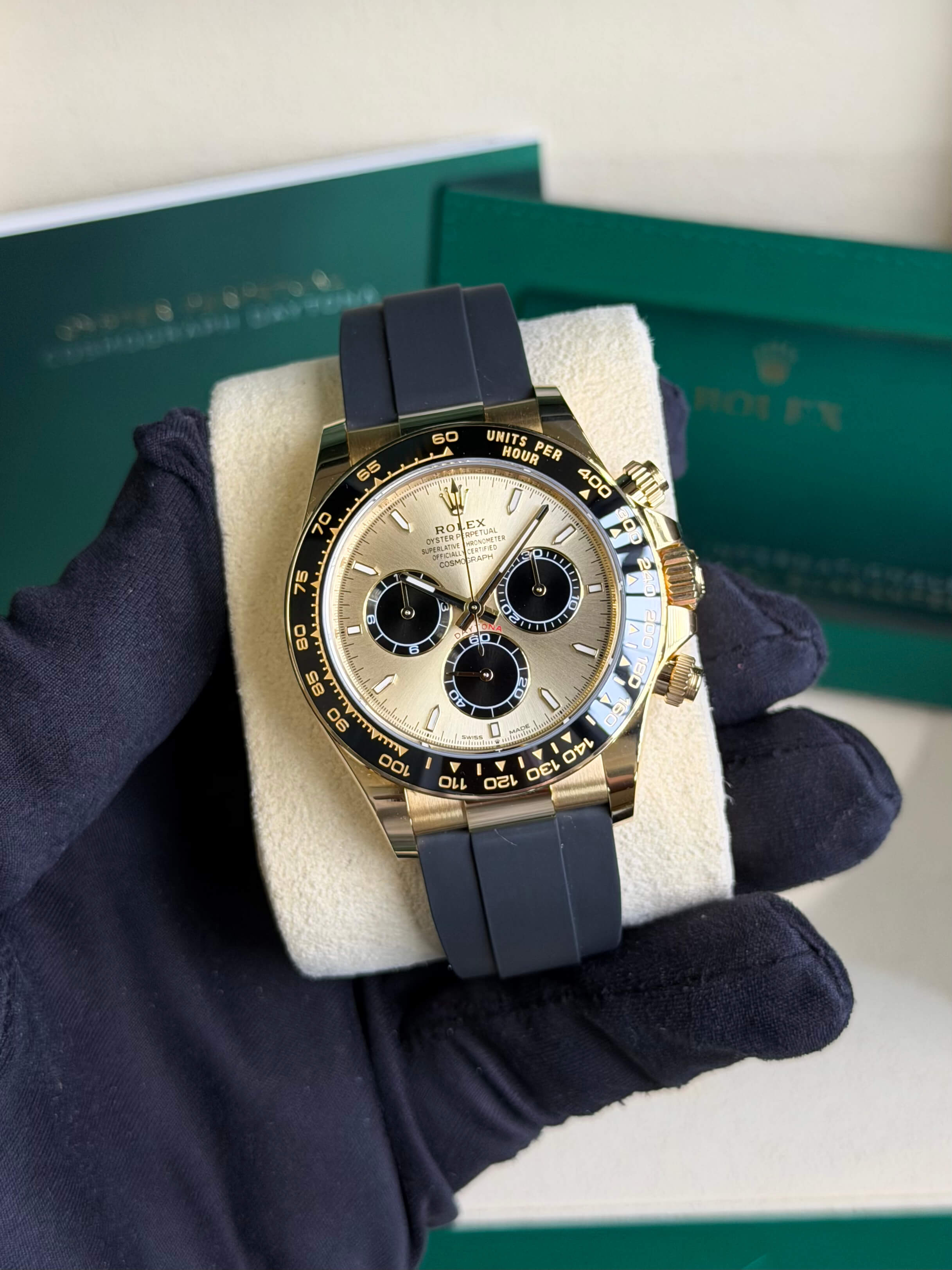 Rolex 126518LN Daytona Yellow Gold Oysterflex Pikachu 2024