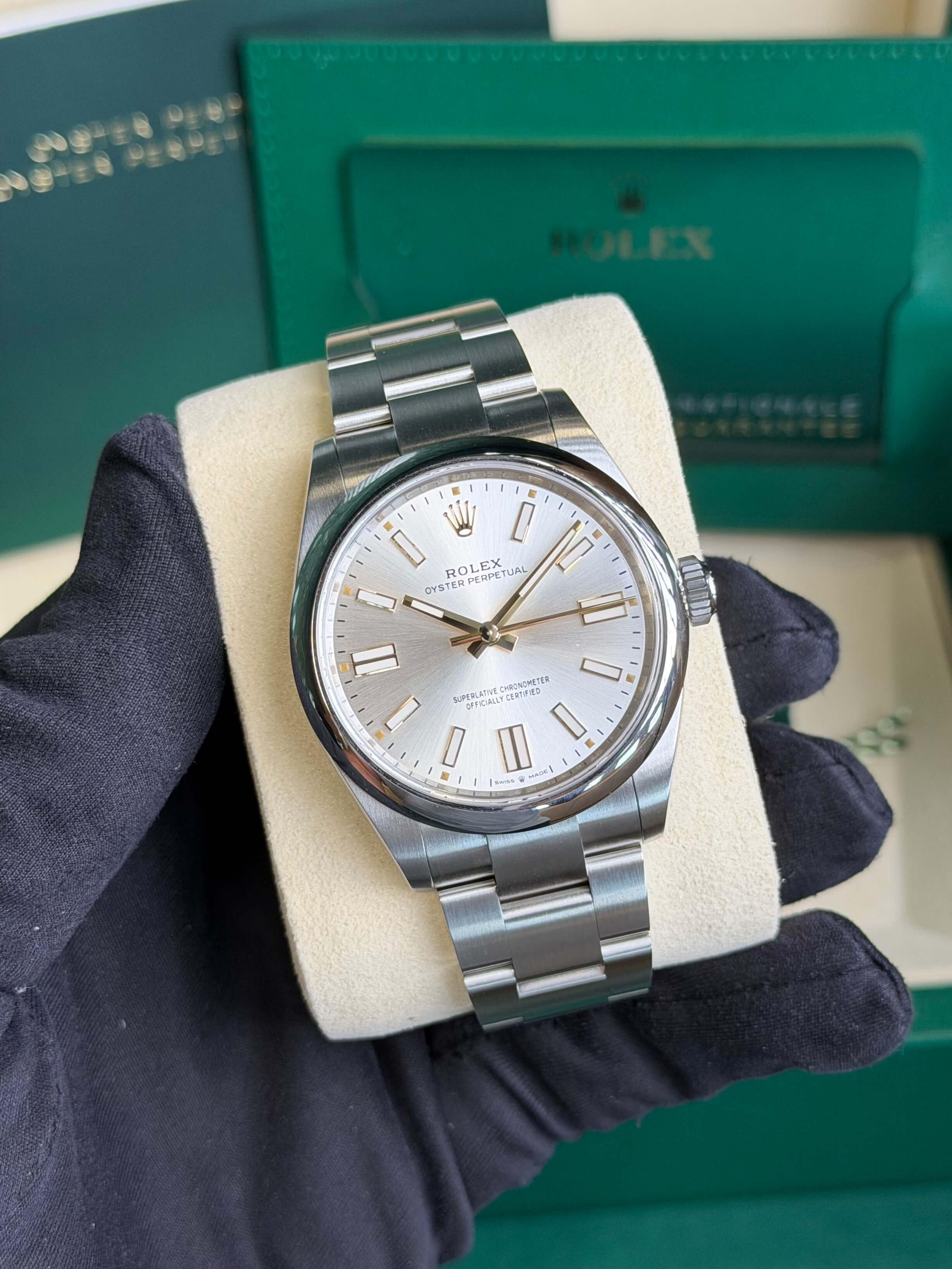 Rolex 134300-0001 Oyster Perpetual 41 Stainless Steel / Silver