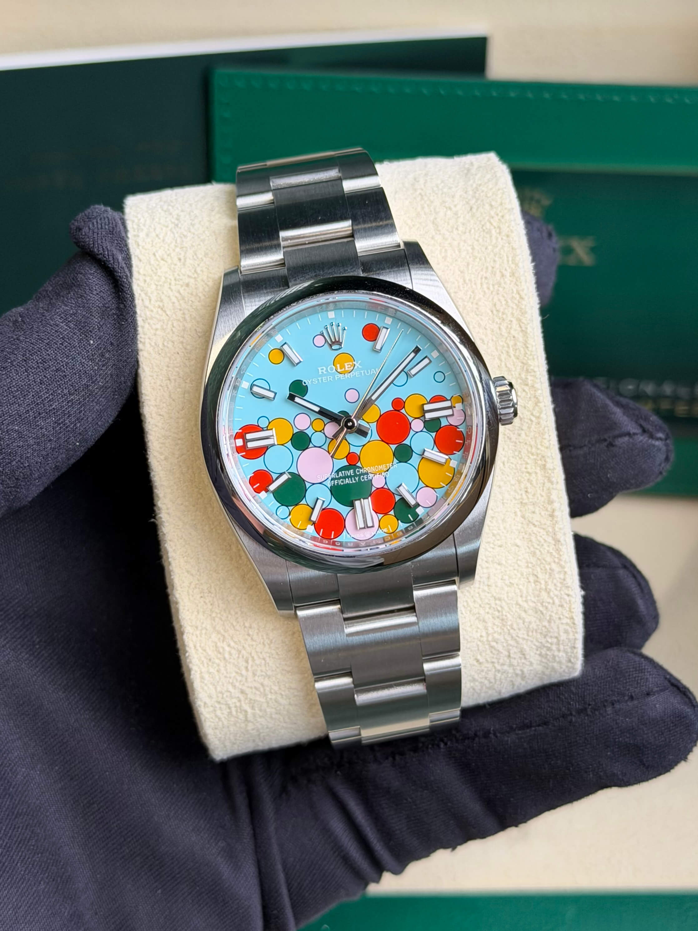Rolex 126000-0009 Oyster Perpetual 36 Stainless Steel / Turquoise Celebration 2024