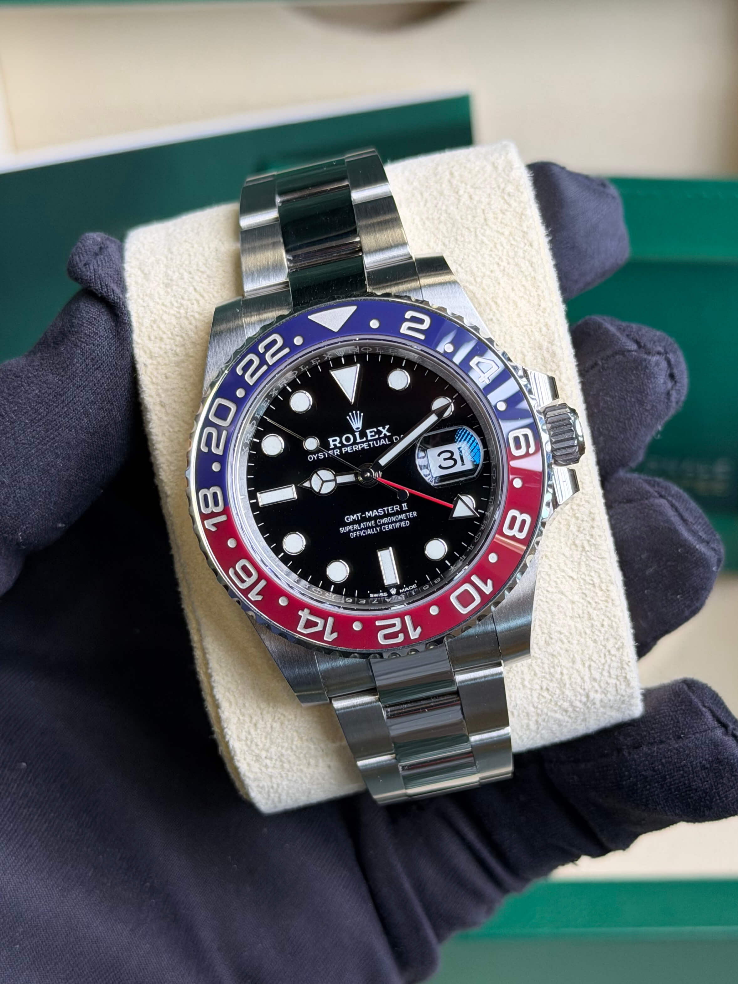 Rolex 126710BLRO GMT-Master II Pepsi Oyster 2022