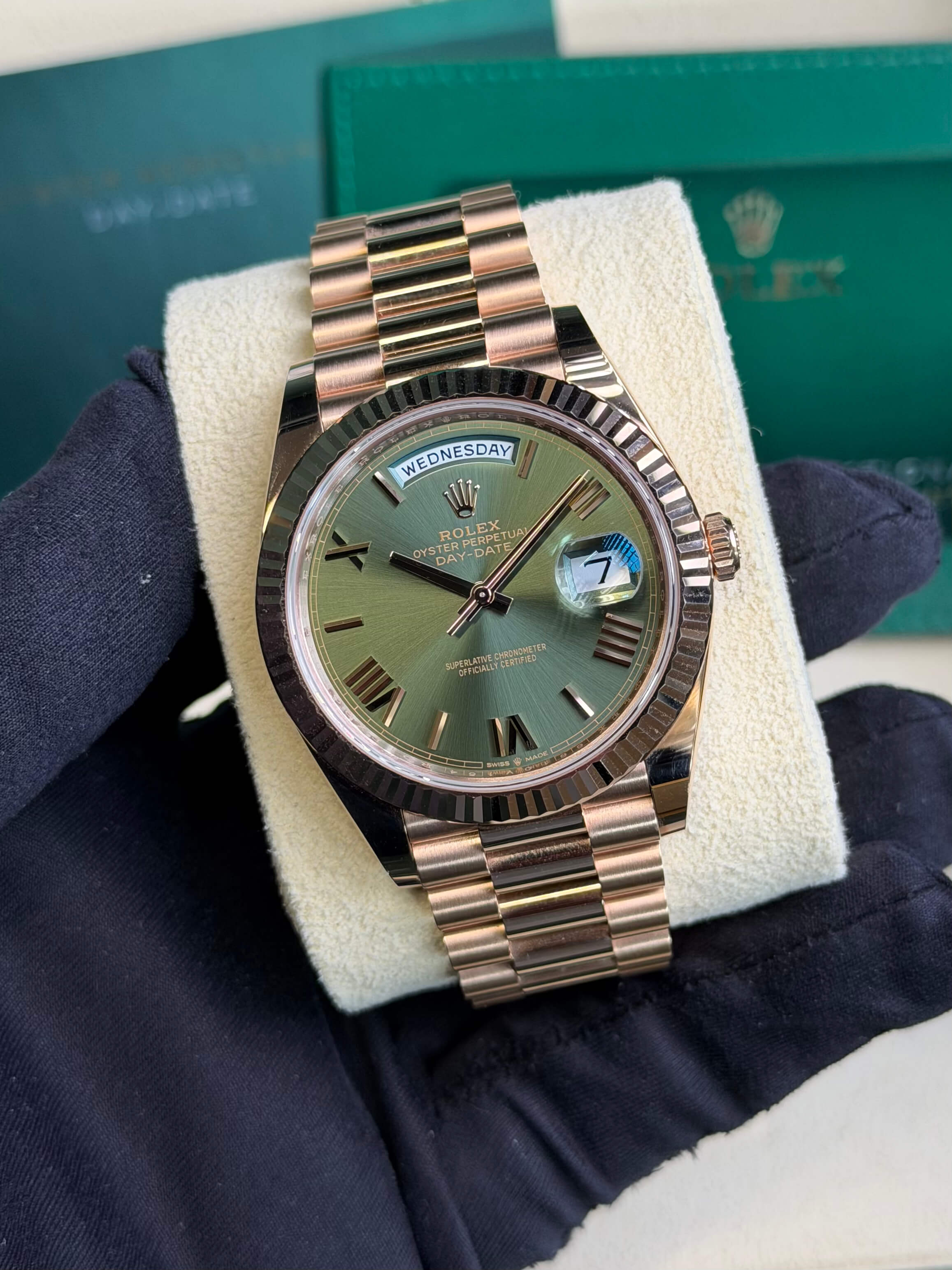 Rolex 228235 Day-Date 40 Olive Green 2023
