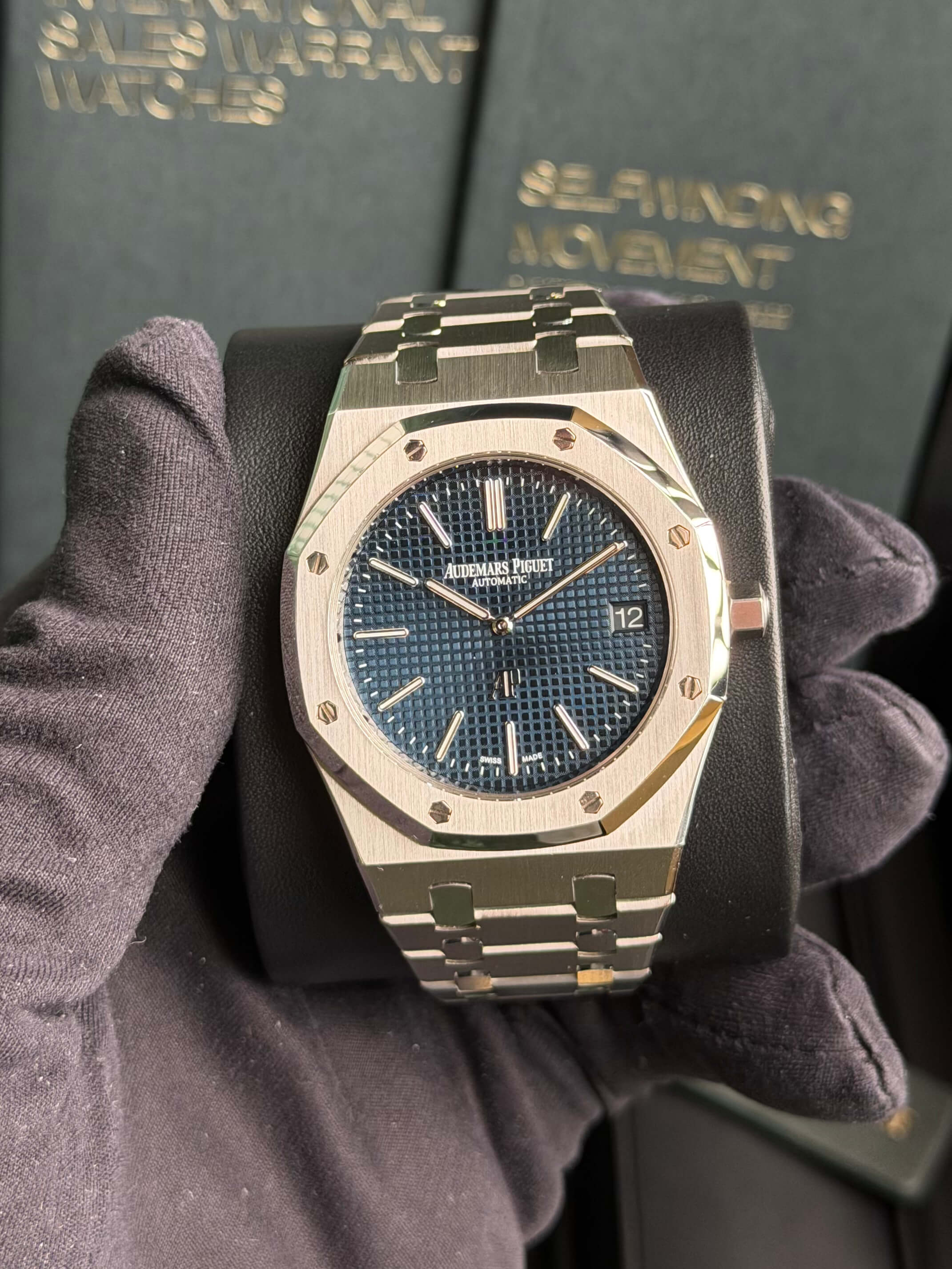Audemars Piguet Royal Oak Jumbo Ultra Thin 15202ST 2018 39mm Steel Blue Dial