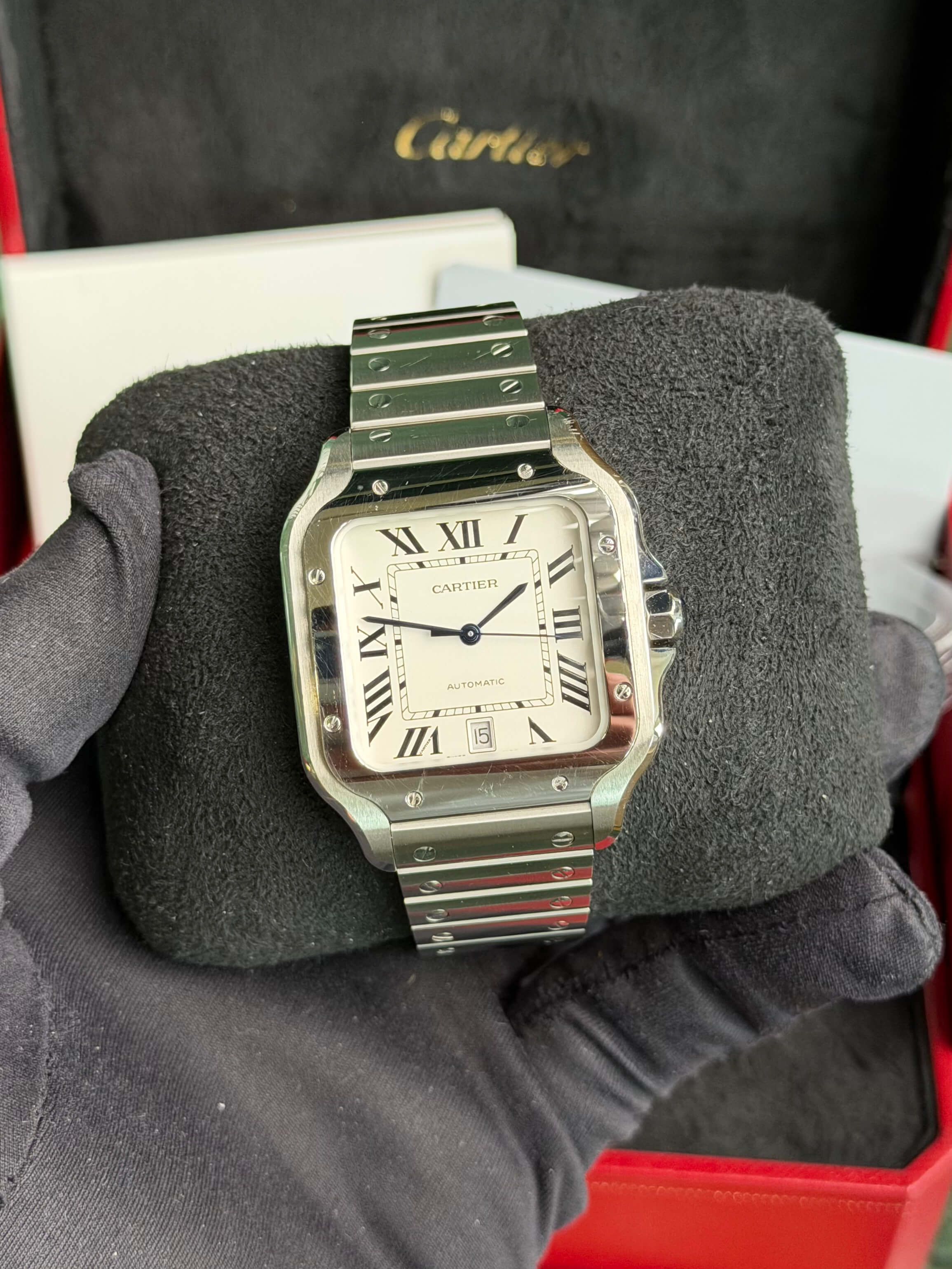 Cartier Santos Large WSSA0018 white 2025