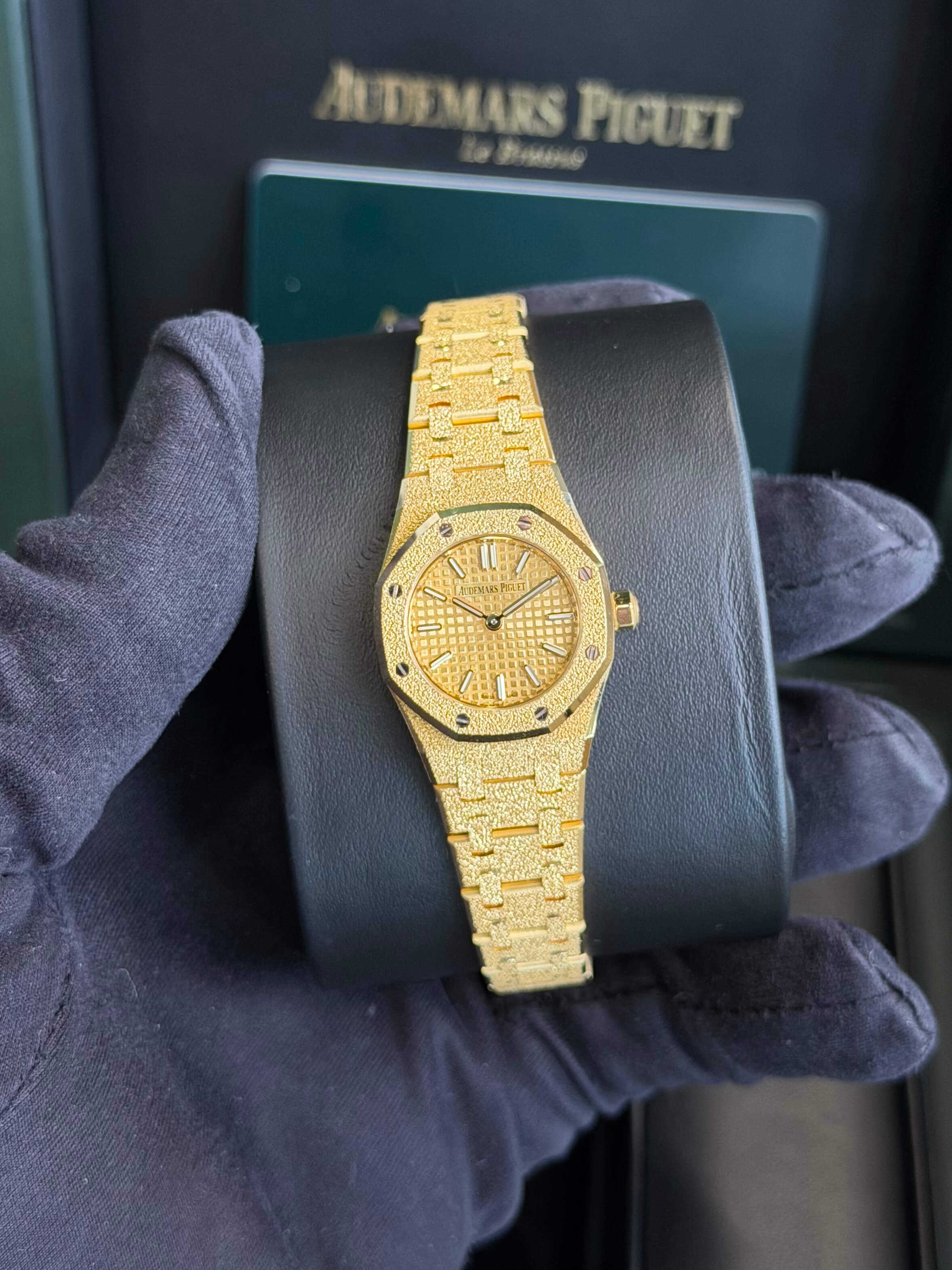 Audemars Piguet Royal Oak Mini 67630BA Frosted Yellow Gold 2025 
