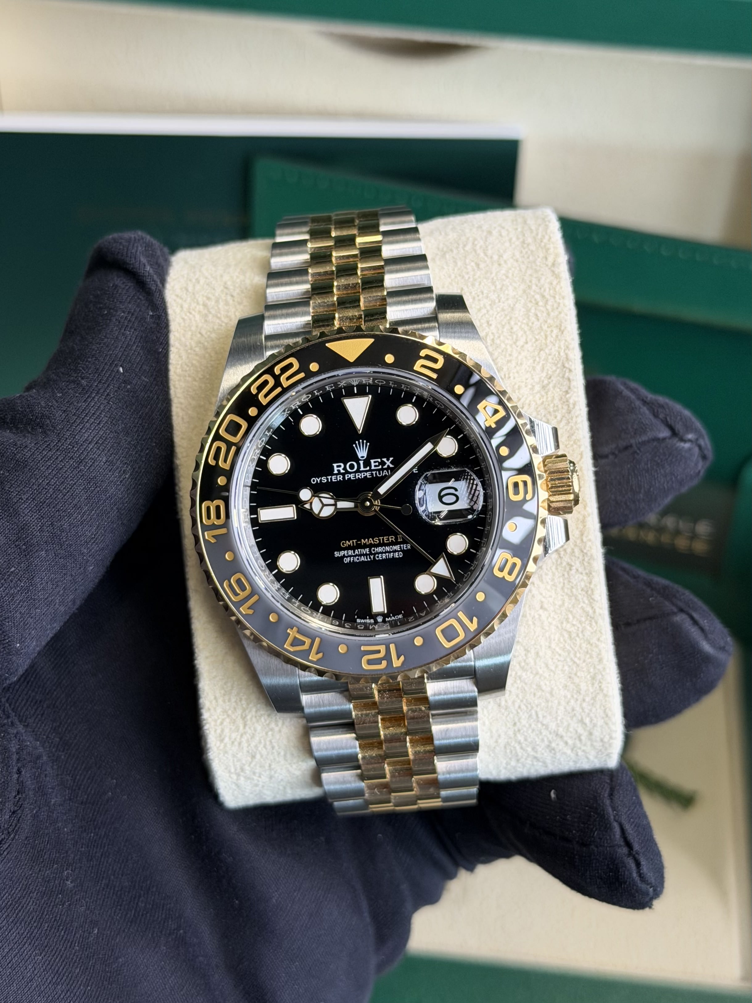 Rolex 126713GRNR GMT-Master II Yellow Gold / Steel 2024