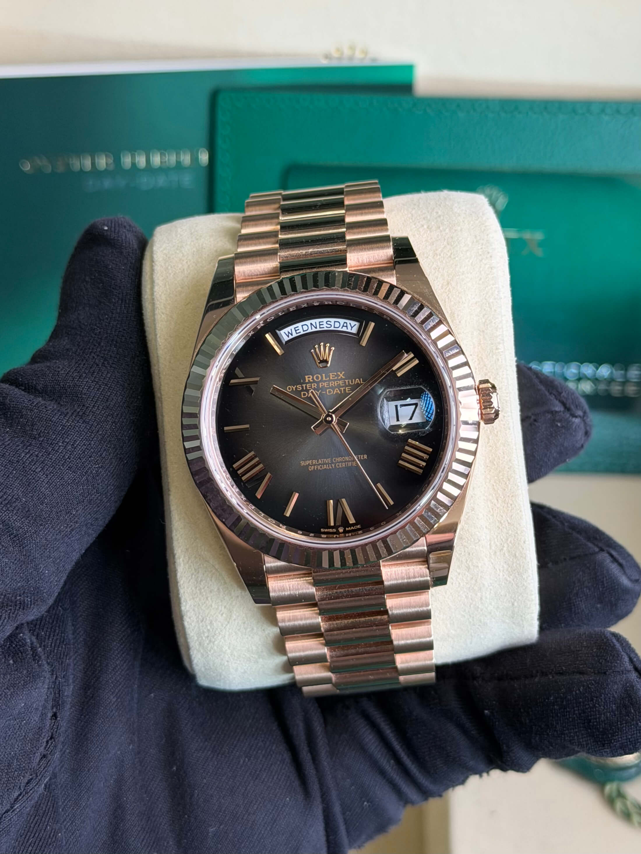 Rolex 228235-0055 - Day-Date 40 Ombre 2026 Unworn