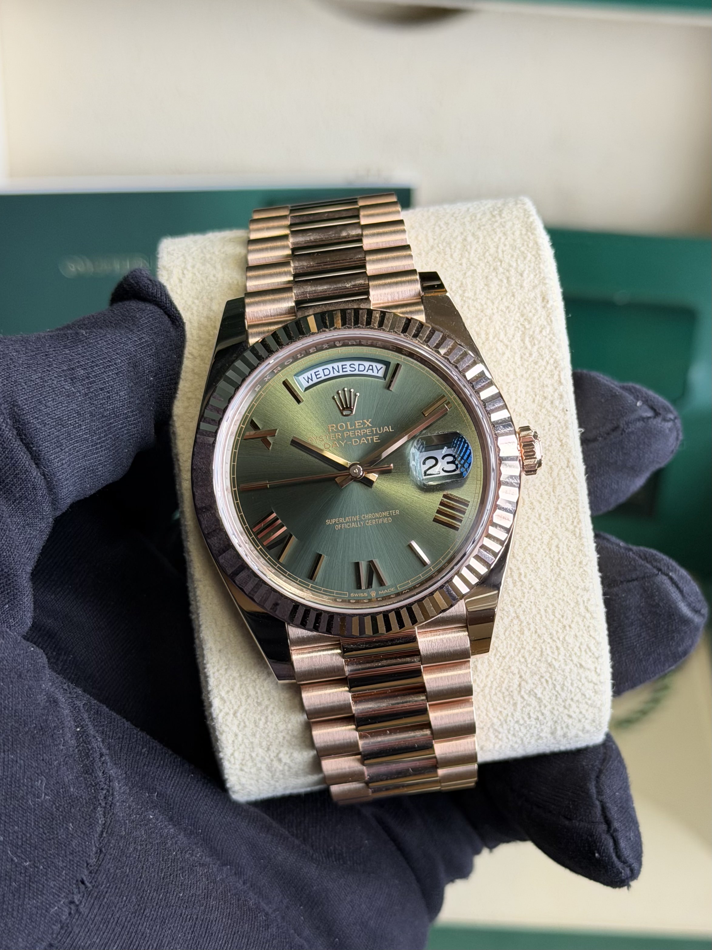 Rolex 228235 Day-Date 40 Olive Green 2024