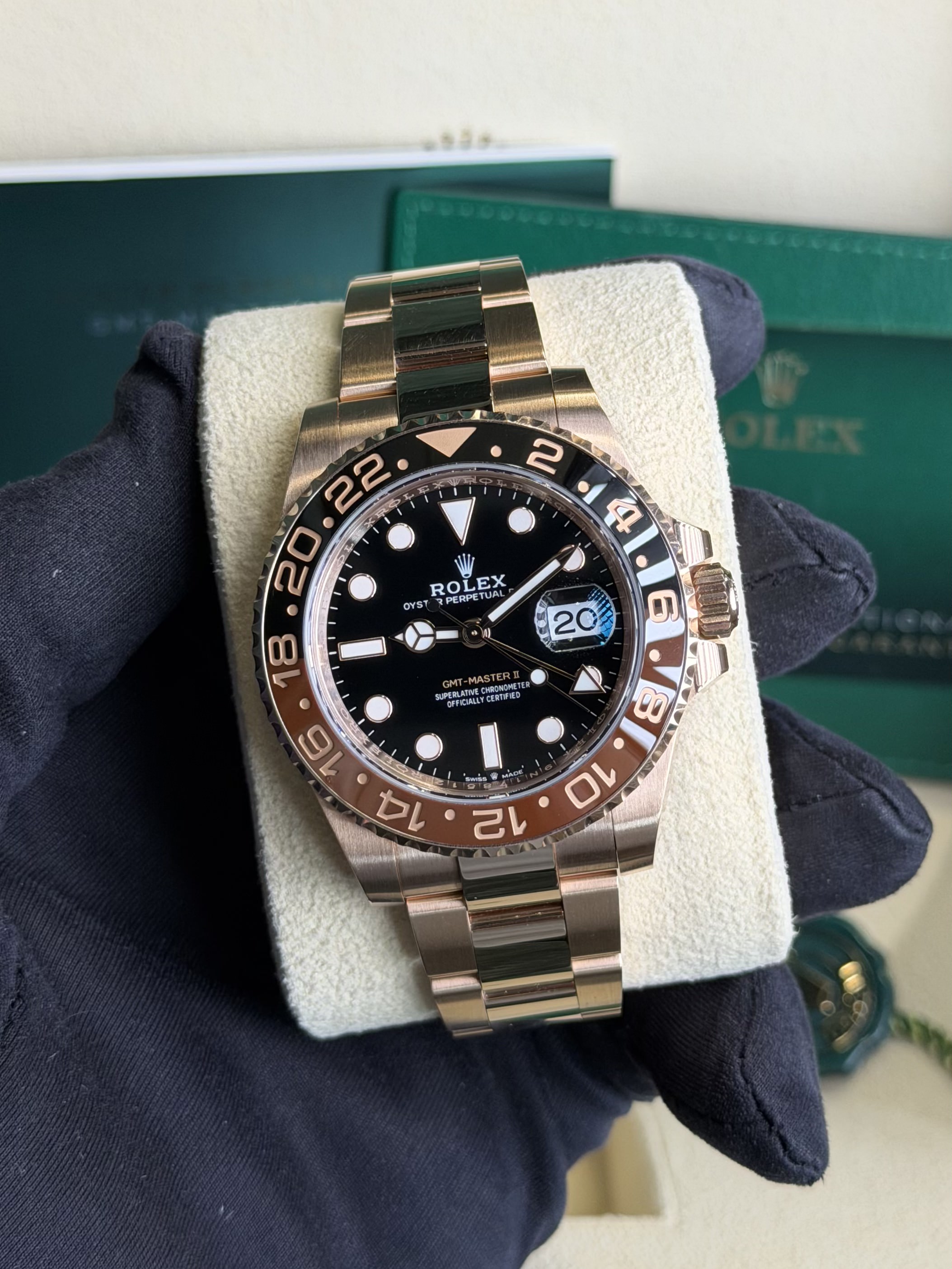 Rolex 126715CHNR GMT-Master II Everose Rootbeer 2024