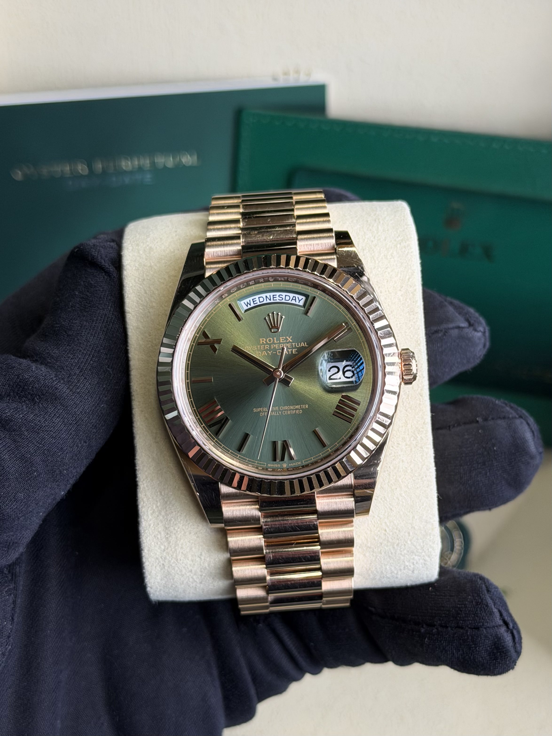 Rolex 228235 Day-Date 40 Olive Green 2025 