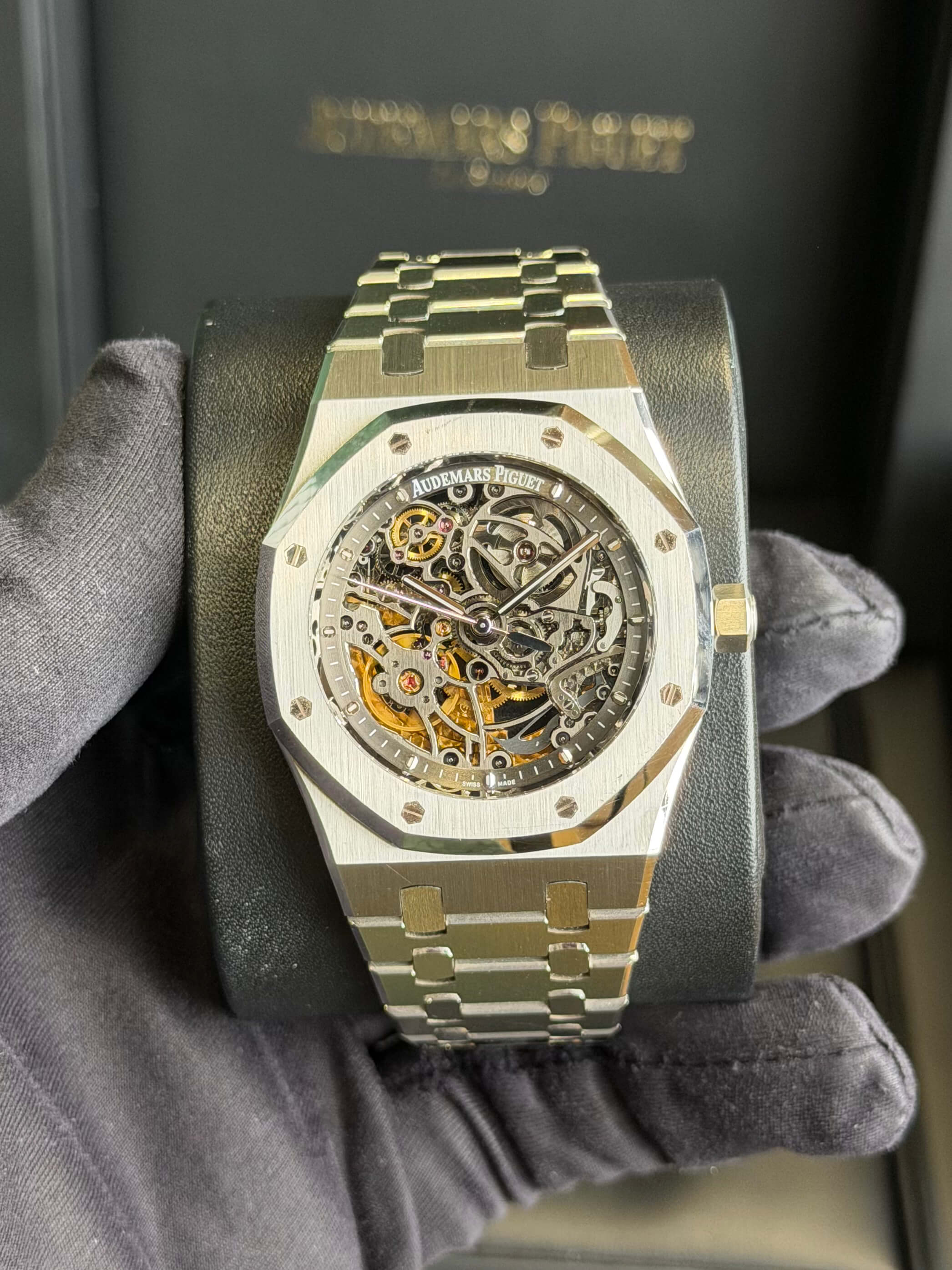 Audemars Piguet Royal Oak 15305ST Skeleton Openworked Stainless Steel 2013