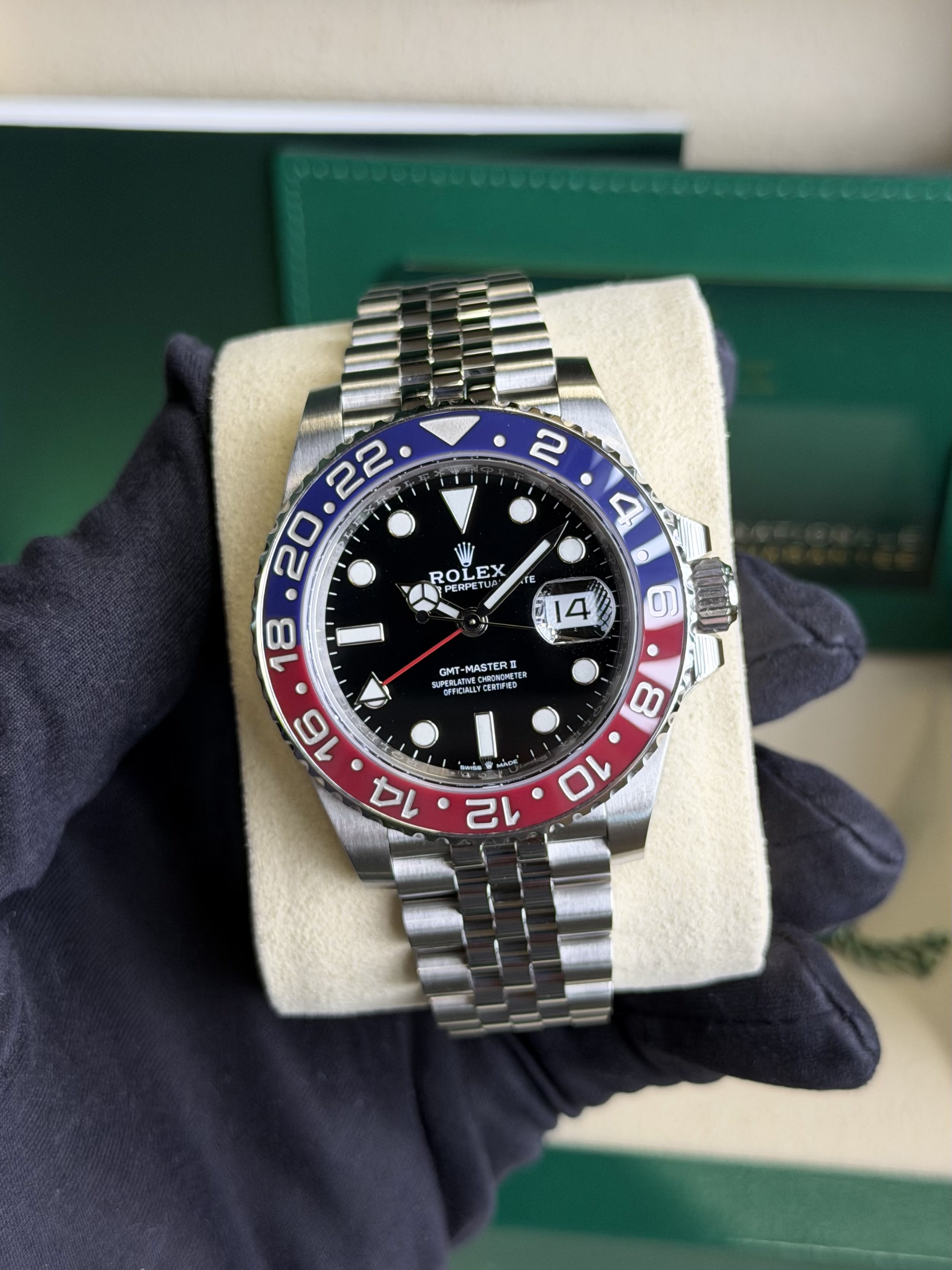 Rolex 126710BLRO GMT-Master II Pepsi jubilee 2021