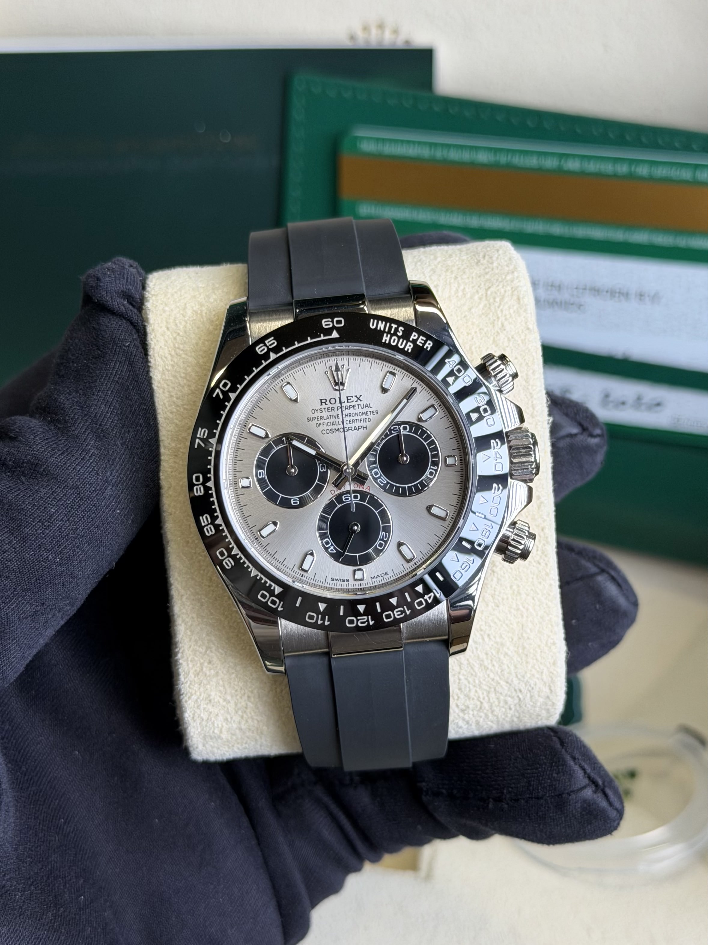 Rolex Daytona 116519LN Oysterflex Ghost 2020 Full set NL