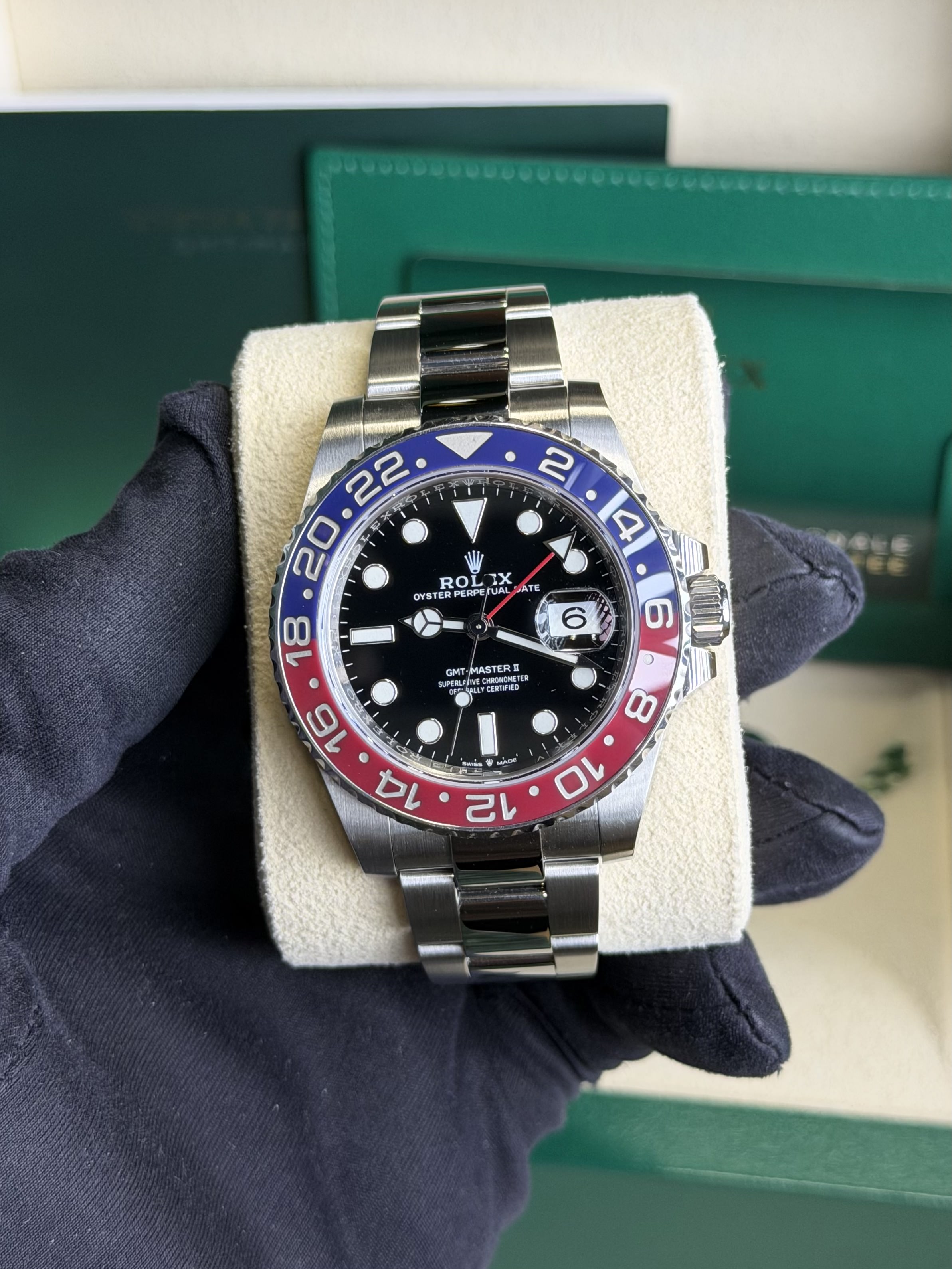 Rolex 126710BLRO GMT-Master II Pepsi Oyster 2021