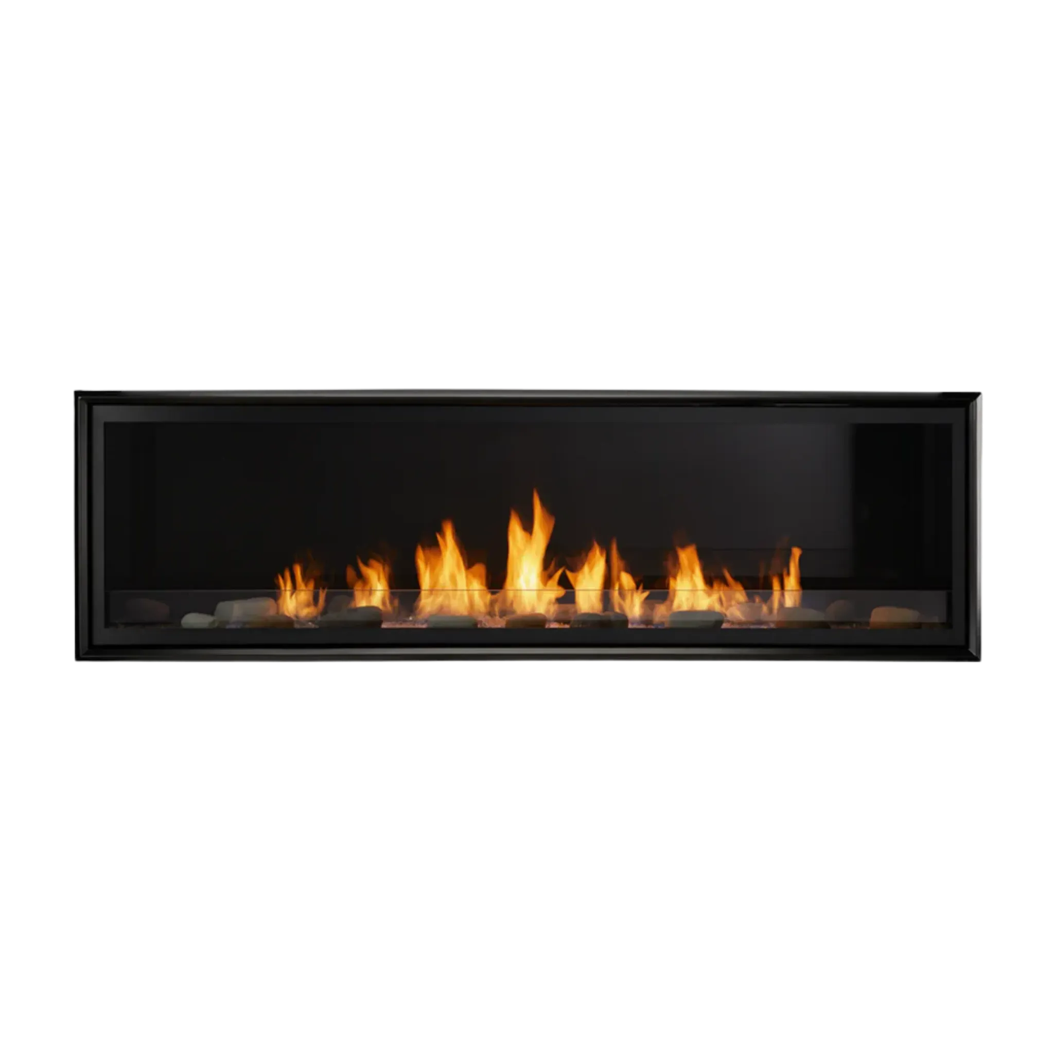 Monessen Artisan vent-free linear gas fireplace, front view