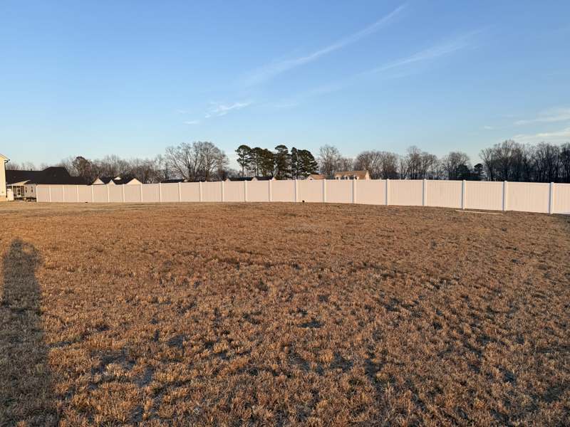 Wood lattice fence gate, Raleigh NC
