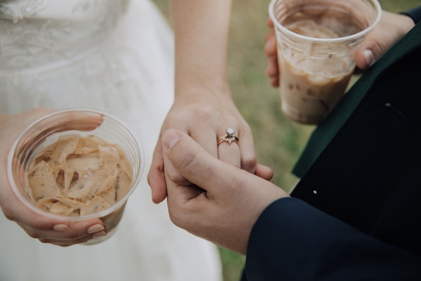 Sugar N Spice luxury wedding coffee cart with floral decor and specialty espresso menu in South Florida.