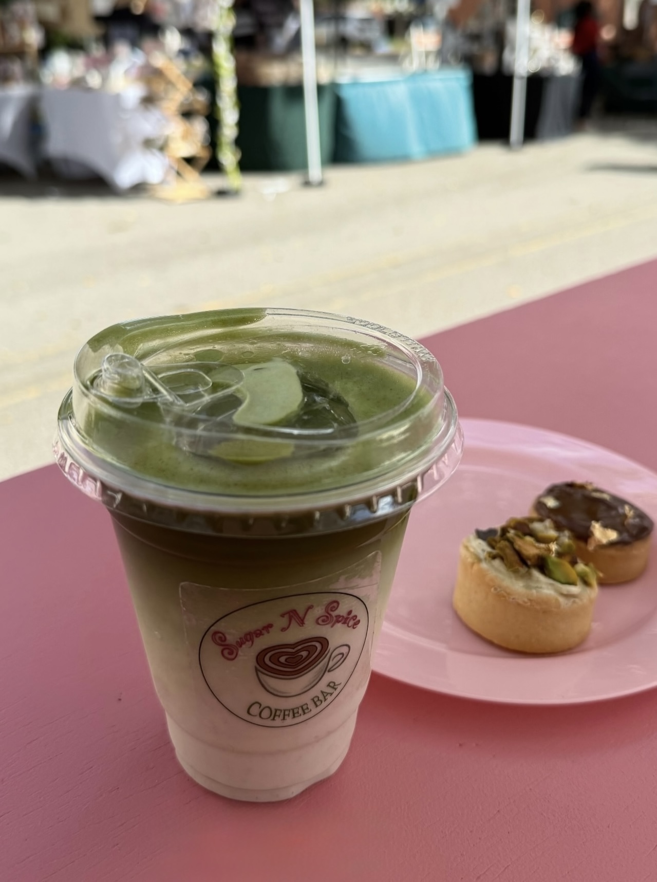 Classic matcha latte