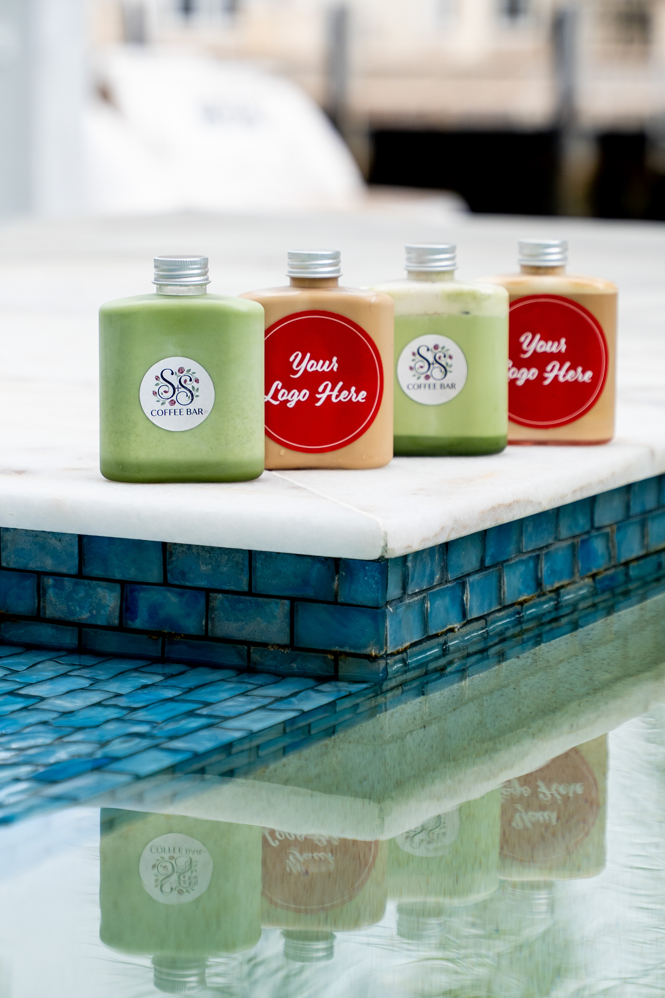Coffee and matcha catering together at a South Florida event
