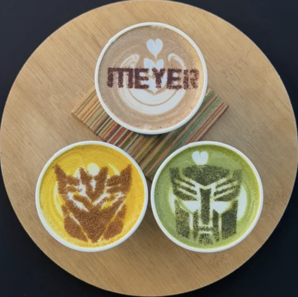 Branded matcha cart activation in Miami
