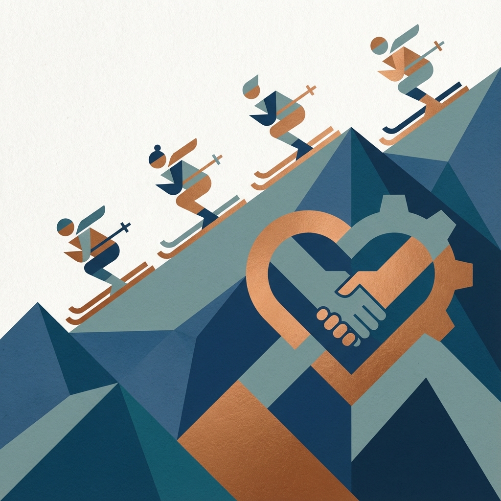 [background image] image of an innovation lab (for an ai developer tools business)