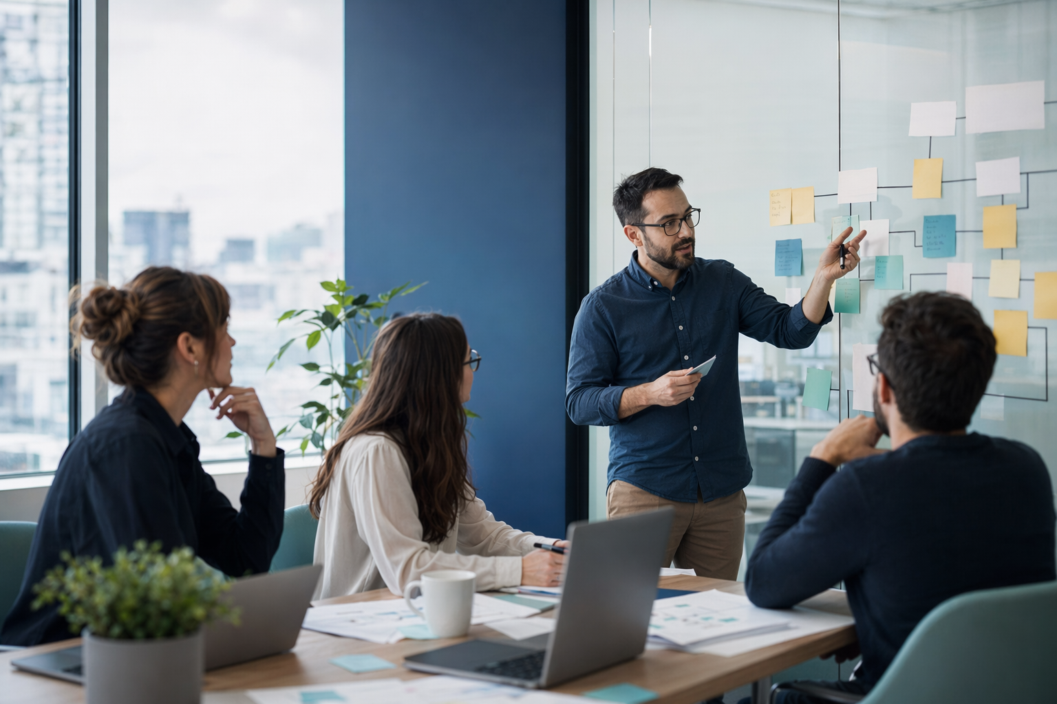 image of an innovation lab (for an AI developer tools business)