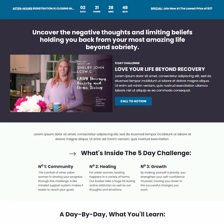 Sales Page