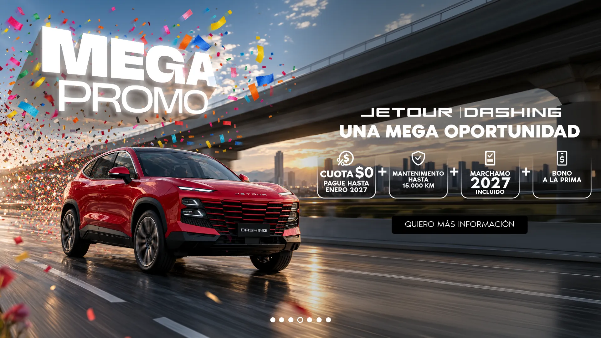 Mega Promo Jetour Dashing: una mega oportunidad