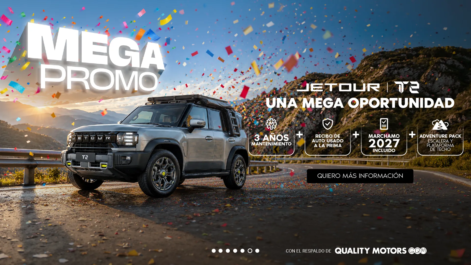 Mega Promo Jetour T2: una mega oportunidad