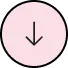 Black downward arrow inside a pink circle.
