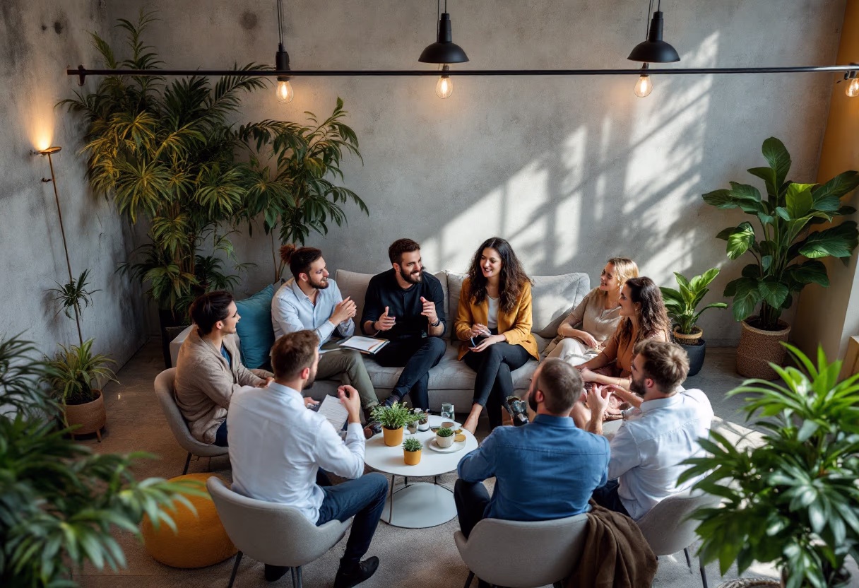 image of networking event (for a hr tech)