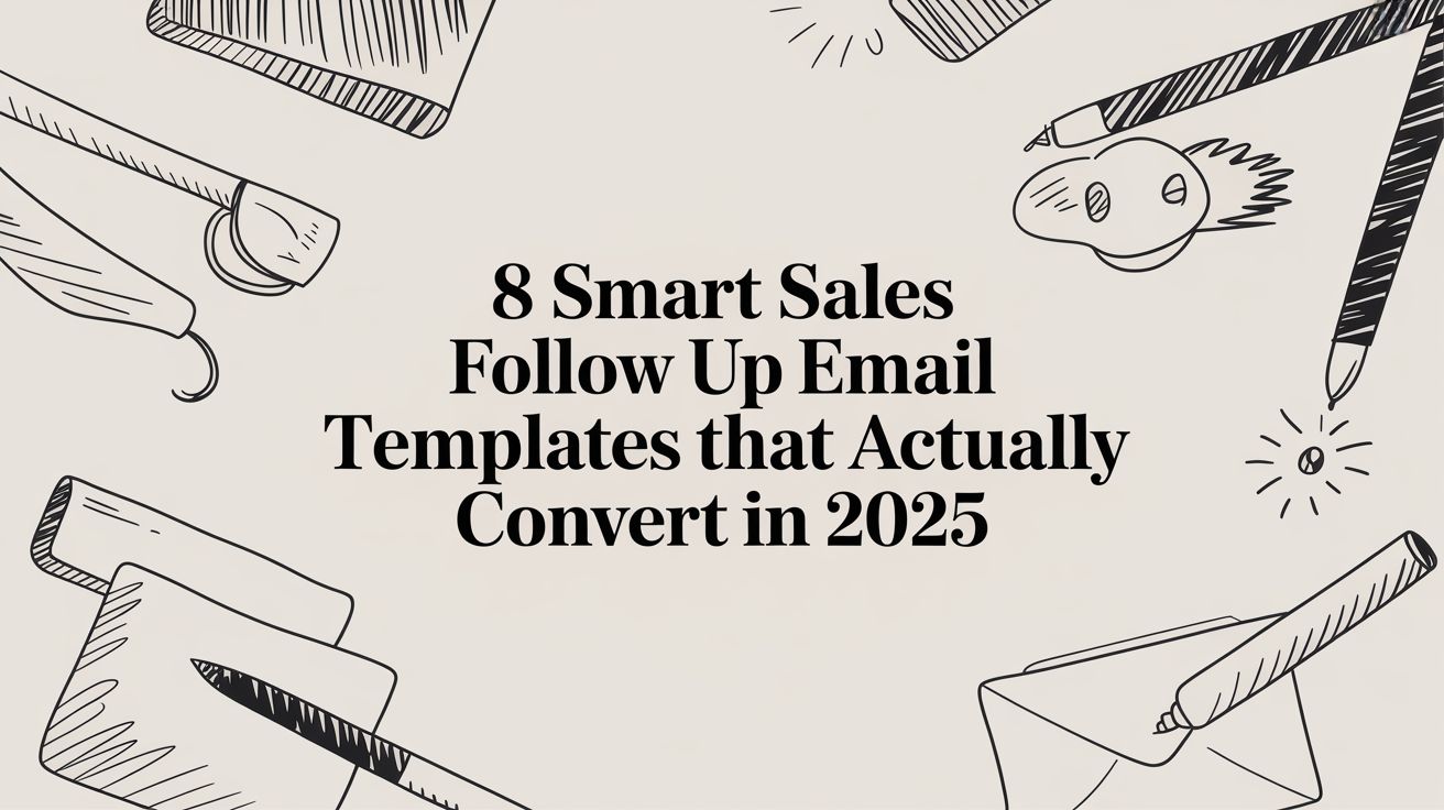 8 smart sales follow up email templates that actually convert in 2025