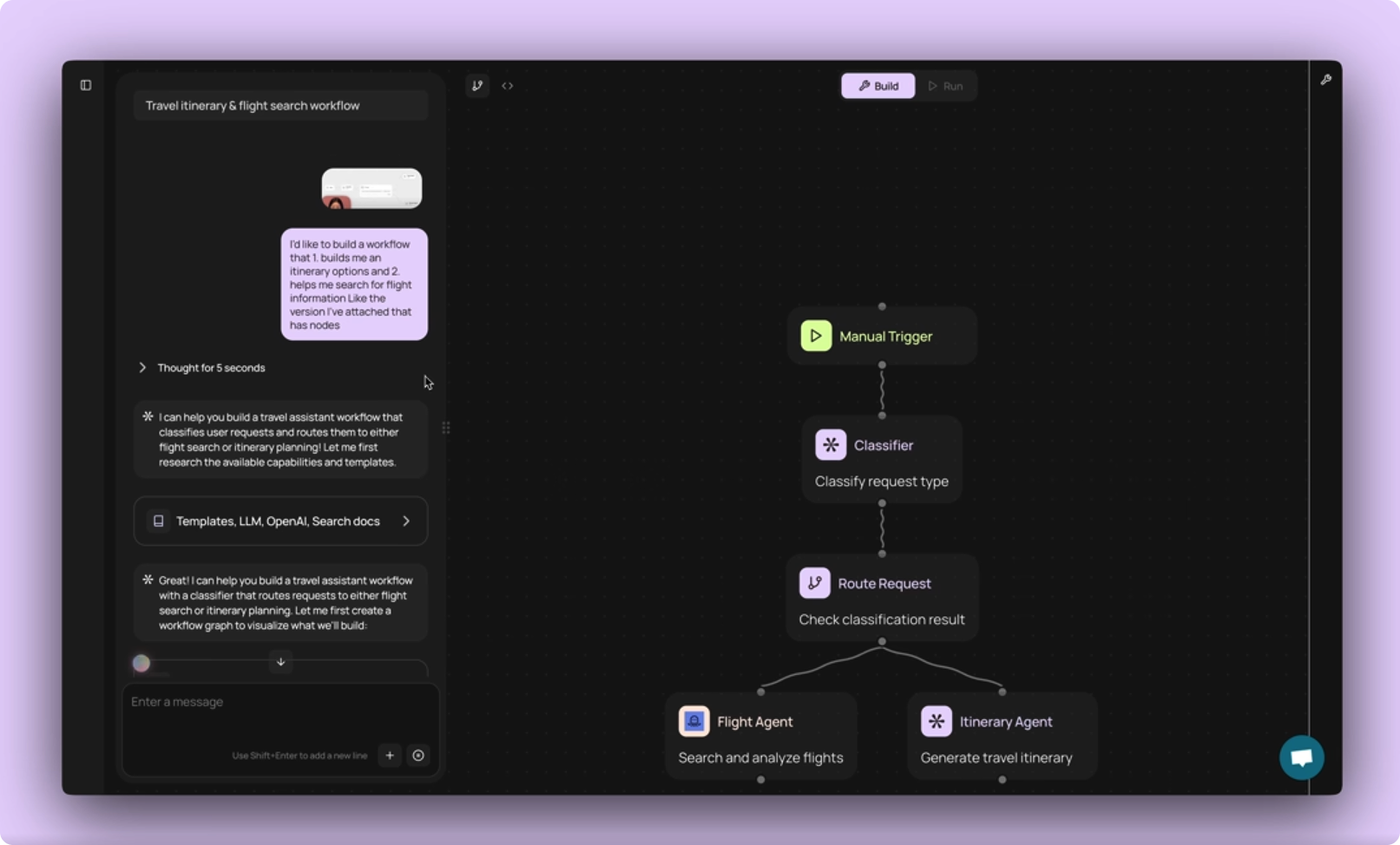 OpenAI's AgentKit builder turned into a CodeWords workflow