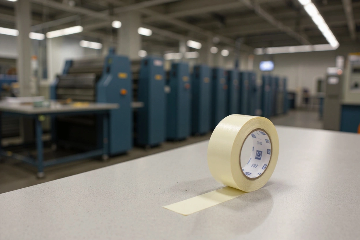 Printing industry using double sided masking tape for splicing paper and film materials#1.5