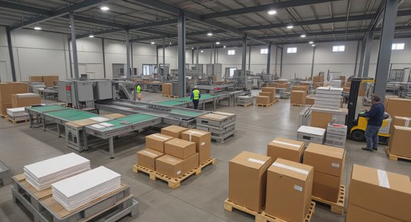 Manufacturing facilities with corrugated packaging solutions for industrial shipments#1.9