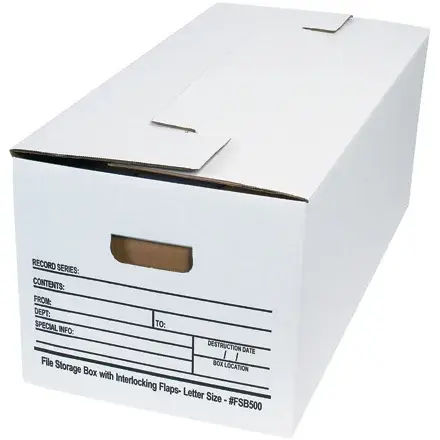 ignoreGeneration#Interlocking Flap File Storage Boxes