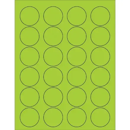 ignoreGeneration#Fluorescent Circle Laser Labels