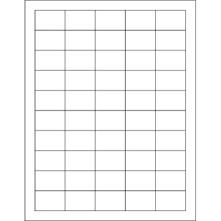 ignoreGeneration#Removable Rectangle Laser Labels