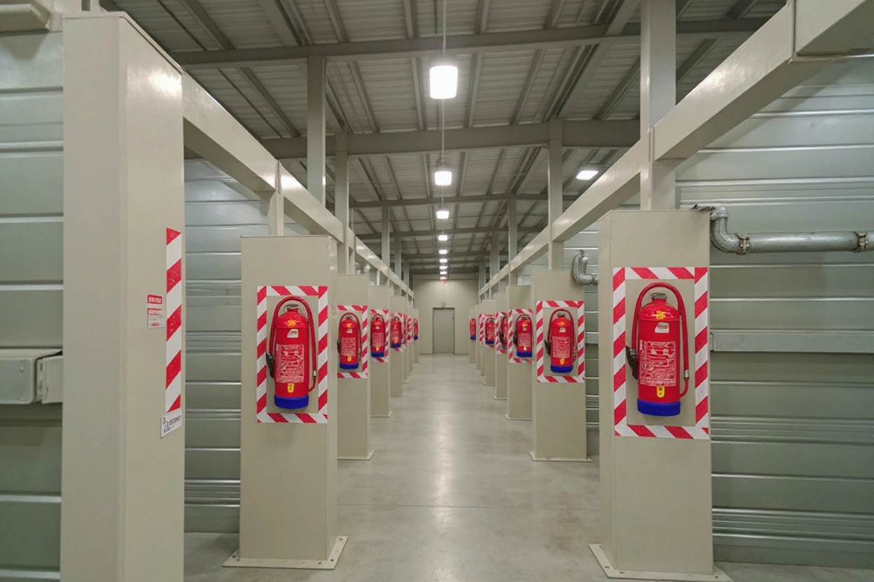 Industrial facility implementing safety compliance labels and hazard identification#1.6